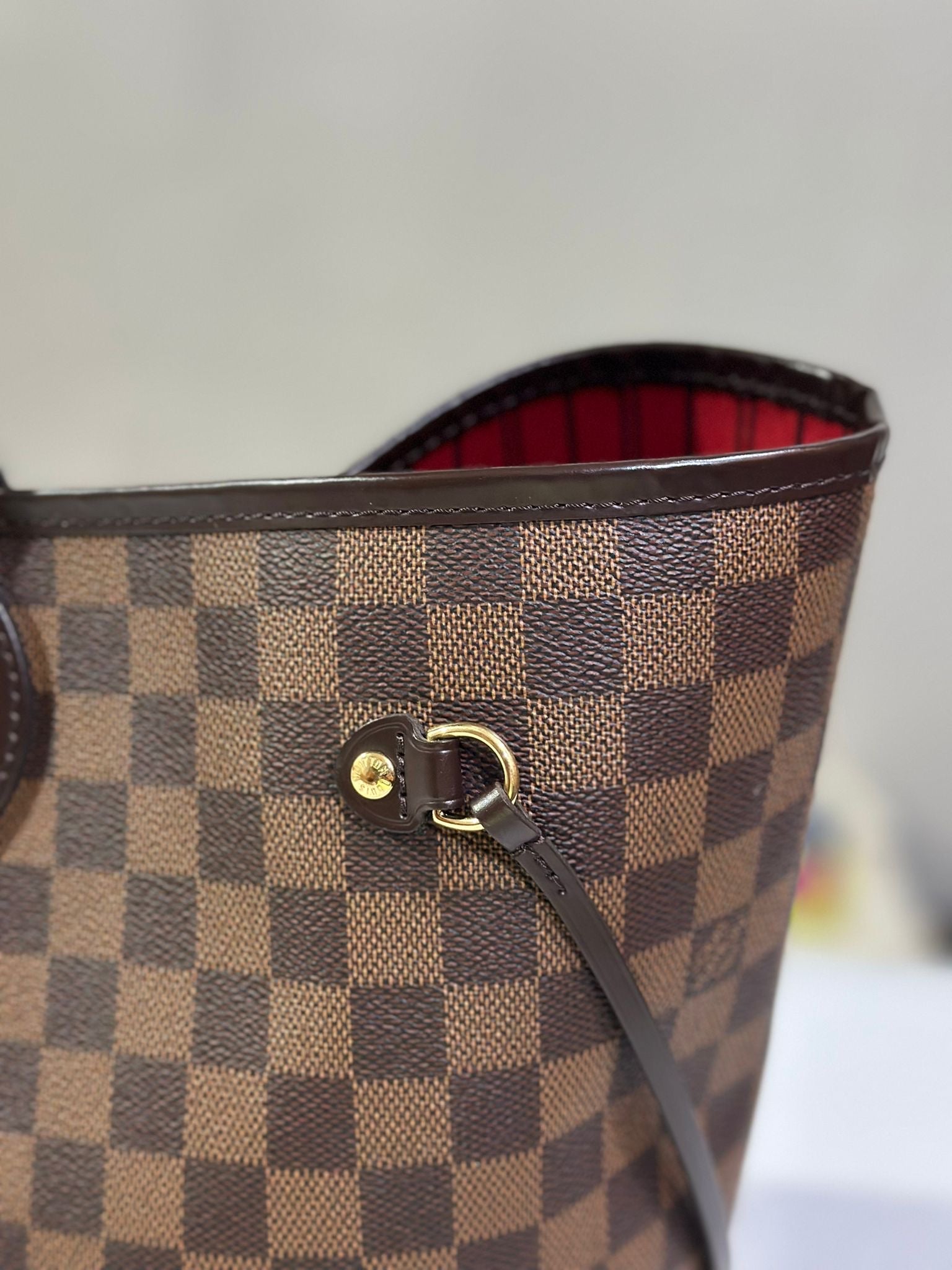 El Louis Vuitton Neverfull GM Damier Ebene