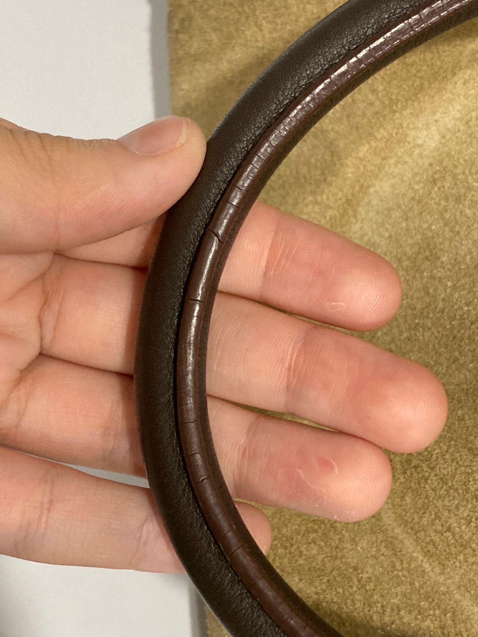 Loewe amazona 28 ante camel y marrón