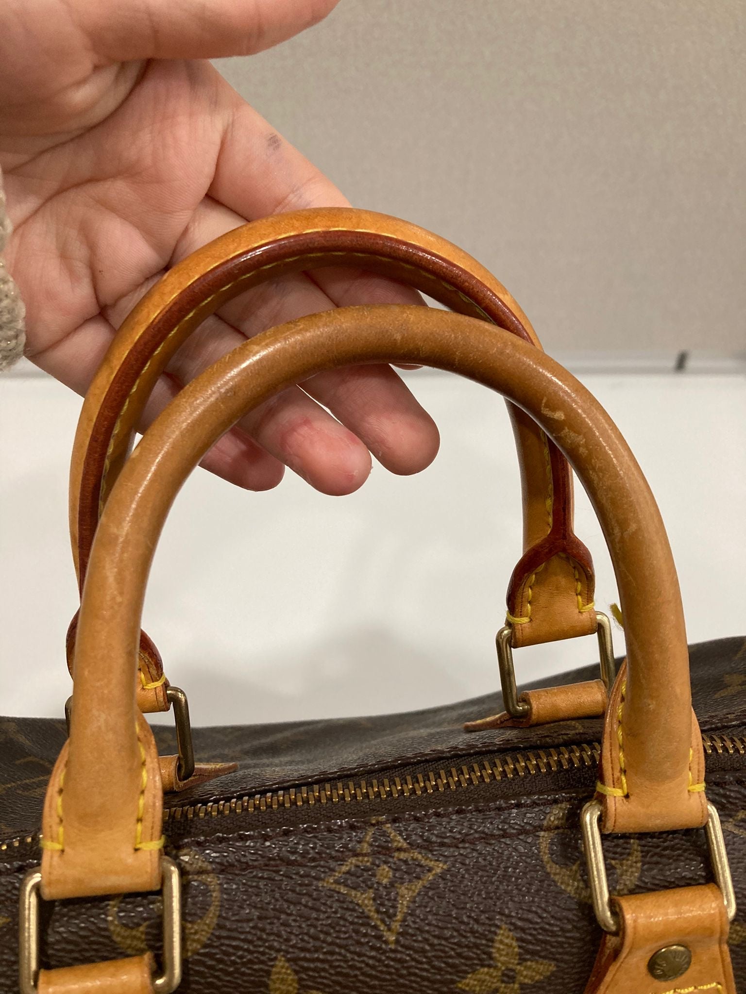 Louis Vuitton Speedy 25 Monogram con bandolera extra