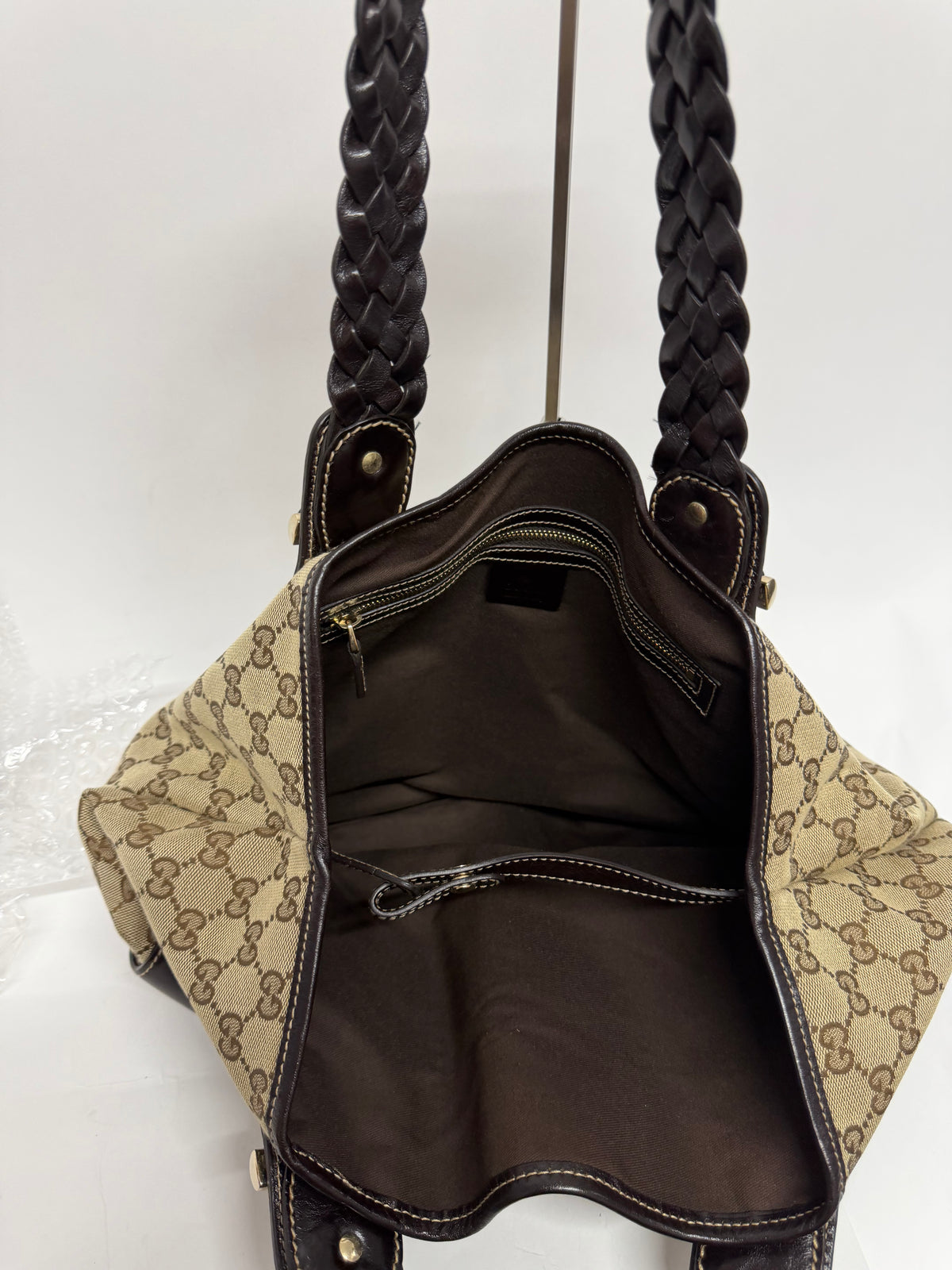 Gucci Pelham Horsebit GG Canvas Marrón
