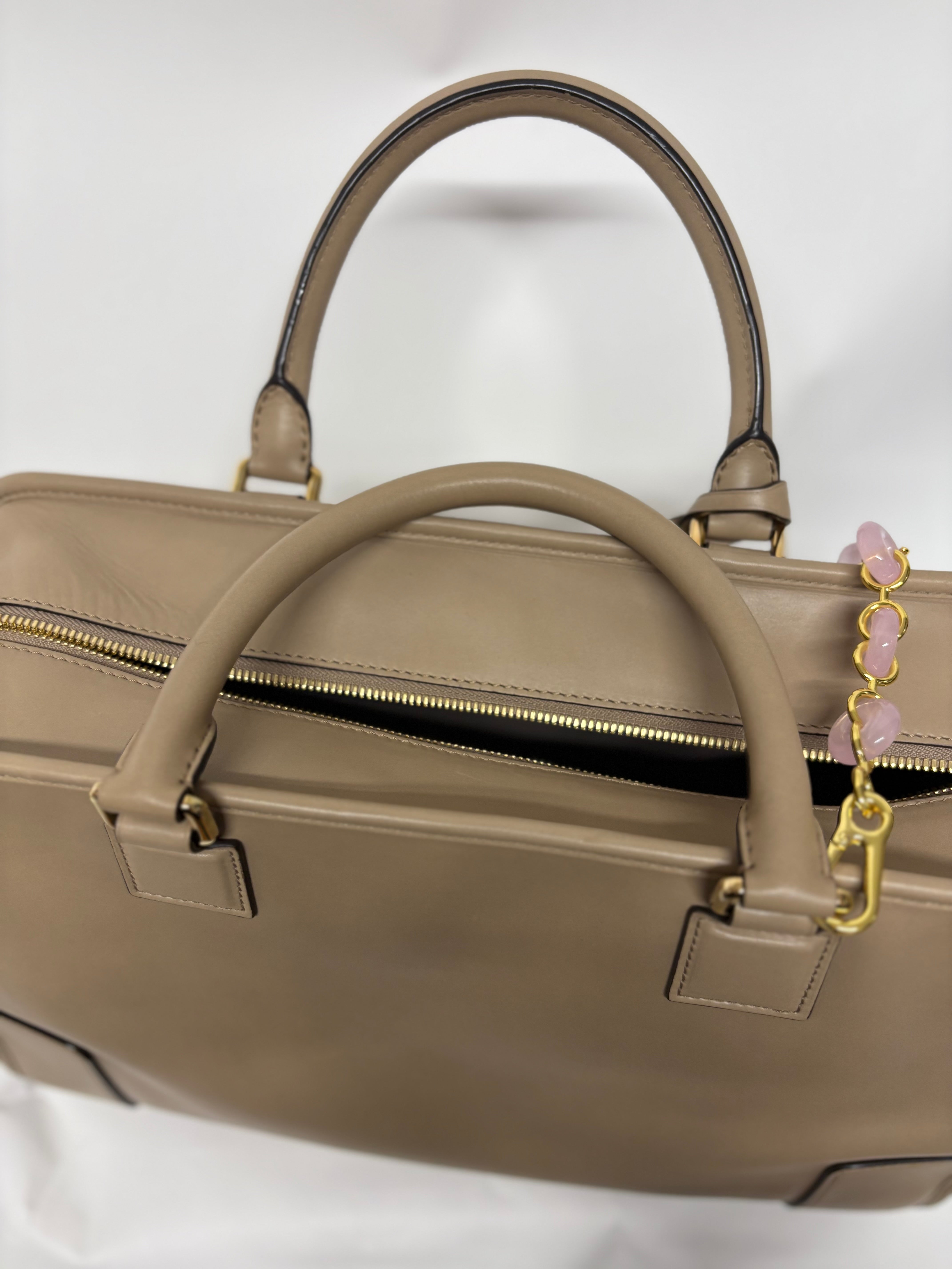 Loewe amazona 36 camel claro con bandoleras extra