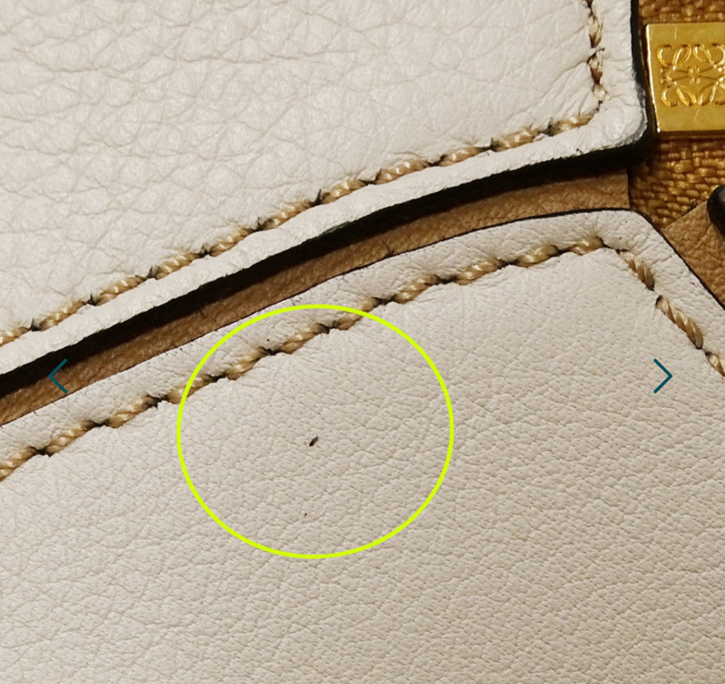 Loewe Puzzle Small Tricolor marrón/blanco