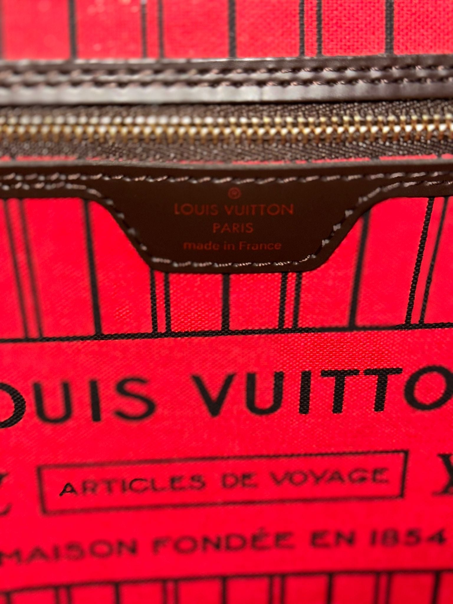 El Louis Vuitton Neverfull GM Damier Ebene