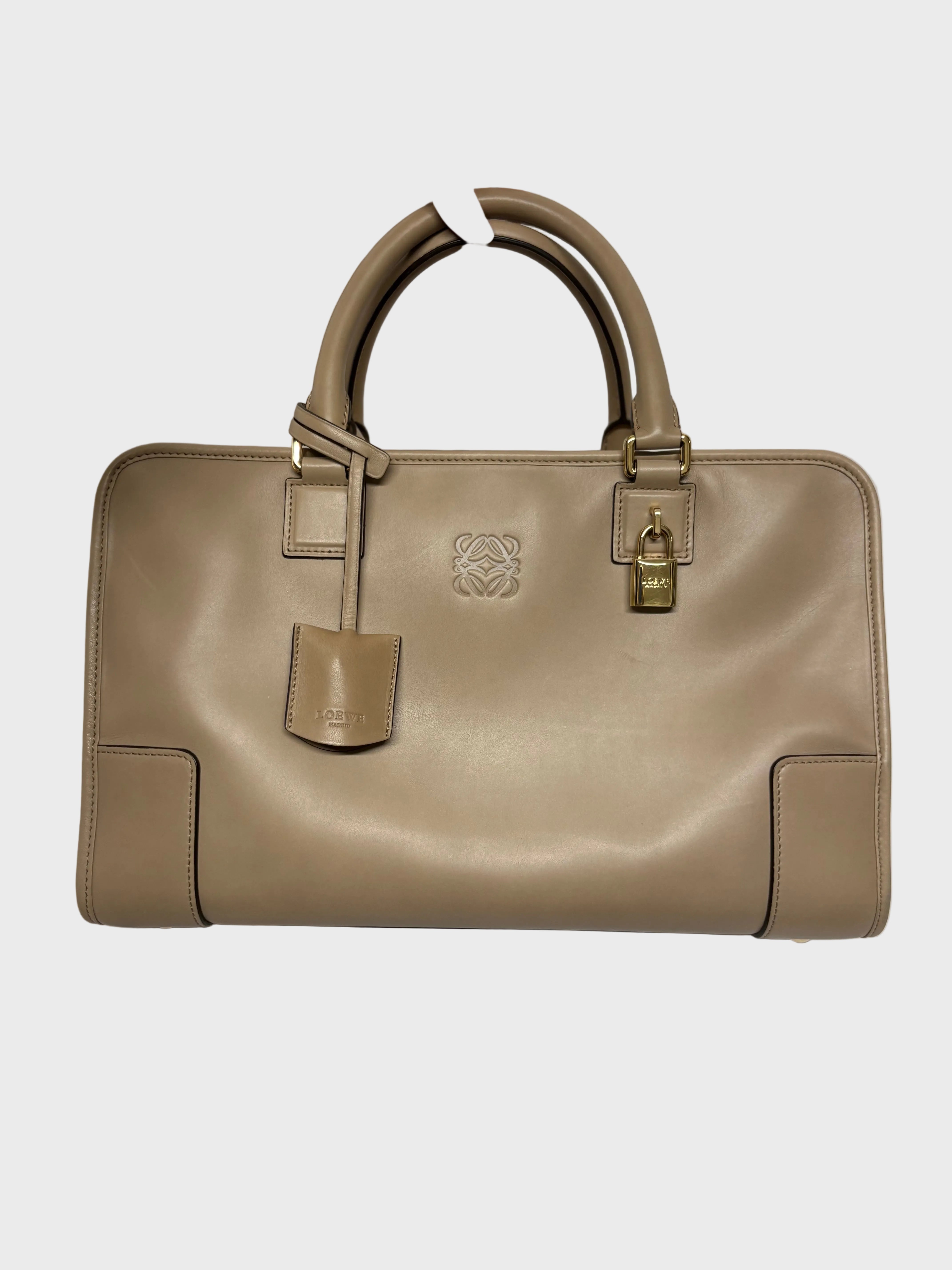 Loewe amazona 36 camel claro con bandoleras extra