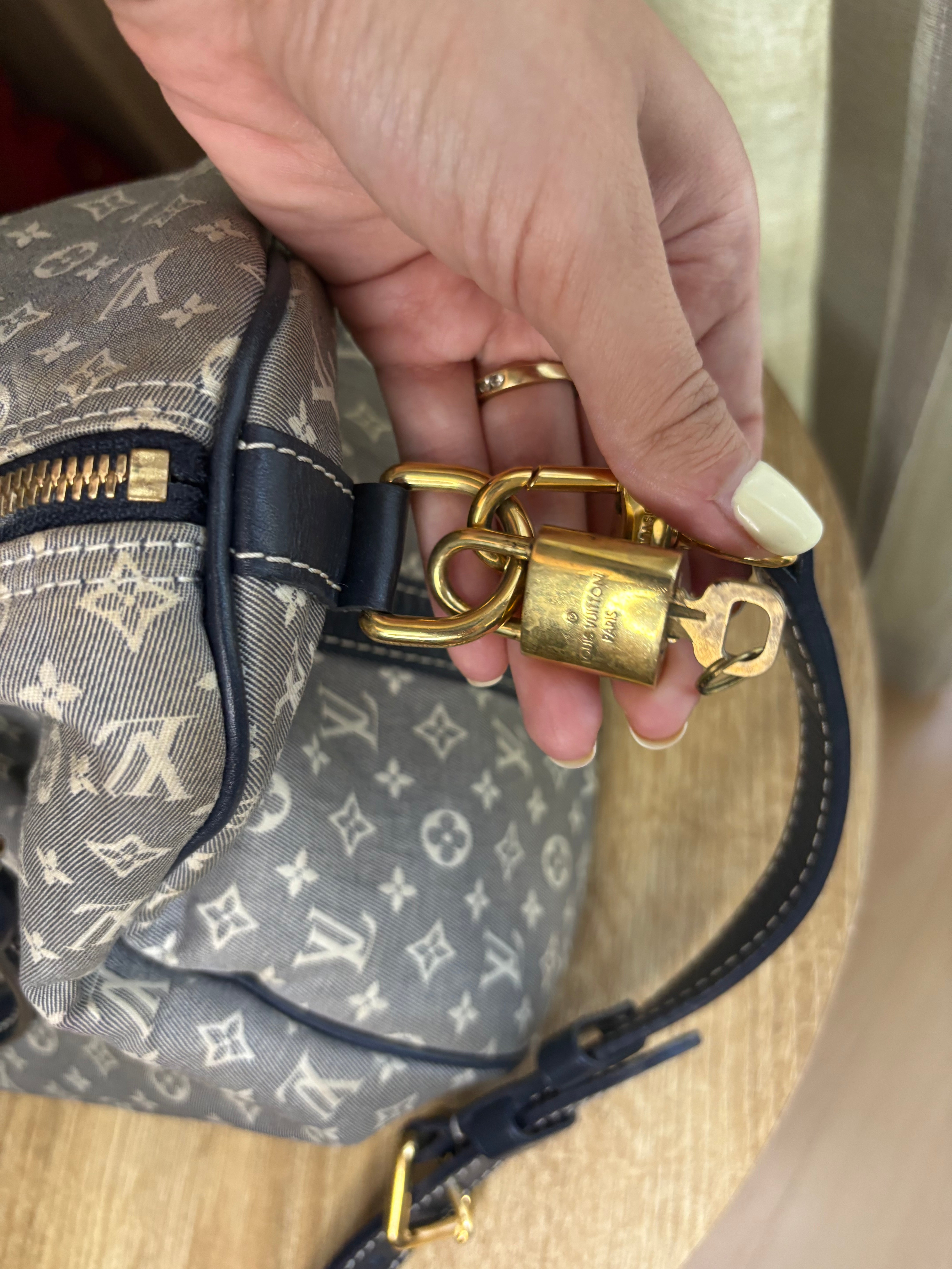 Louis Vuitton Speedy 30 Idylle Monogram Azul Marino – Bandolera 2WAY