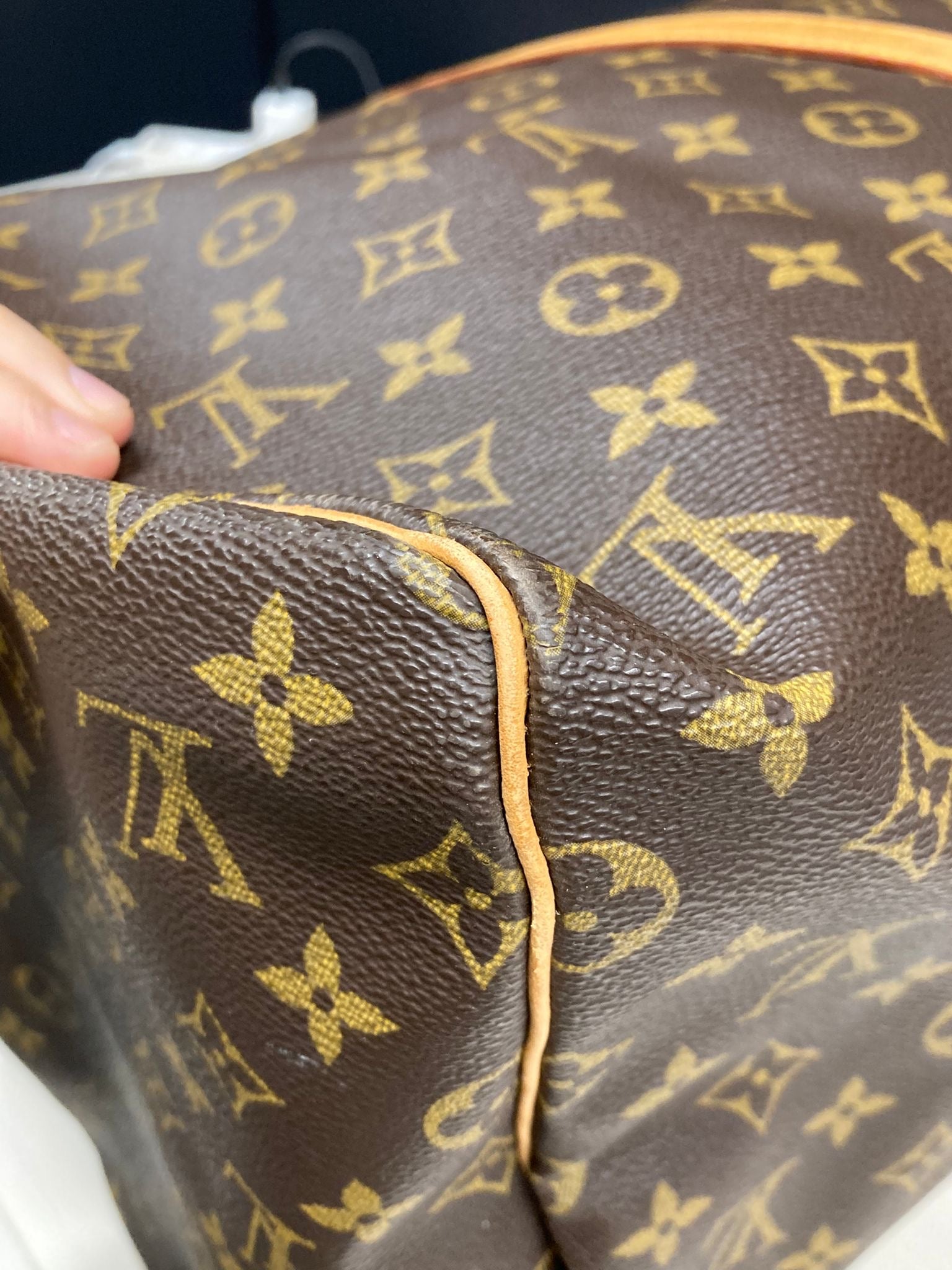 Louis Vuitton keepall 55 monogram canvas