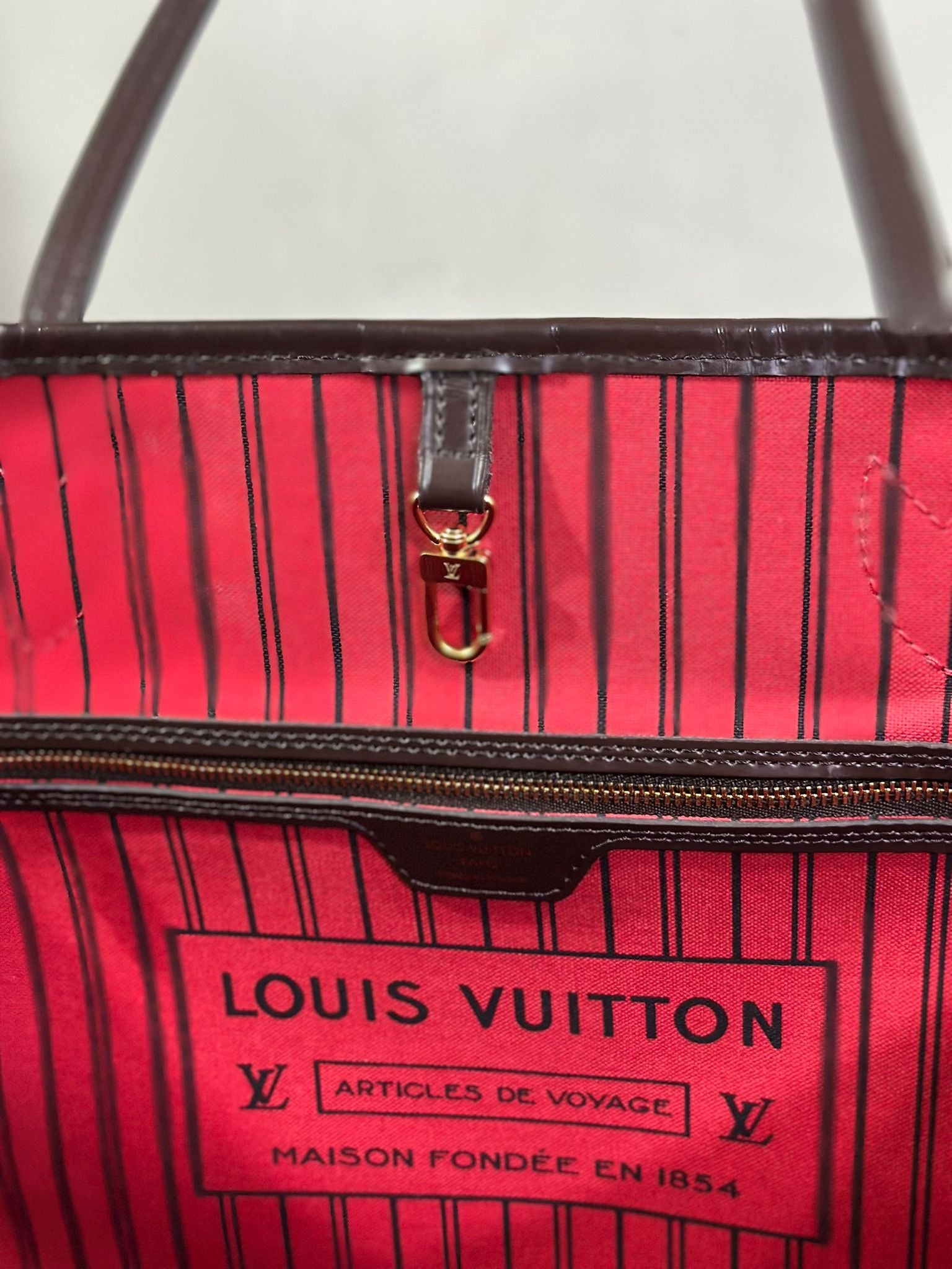 El Louis Vuitton Neverfull GM Damier Ebene
