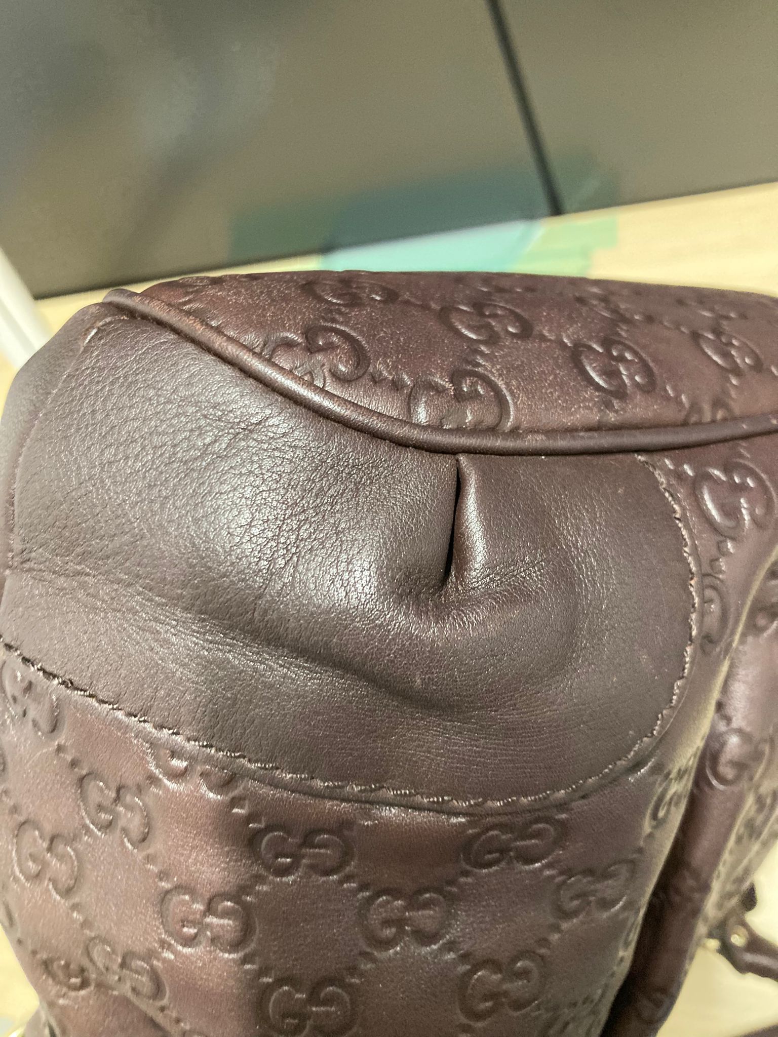 GUCCI GG Guccissima 2Way – Piel marrón chocolate Y bandolera