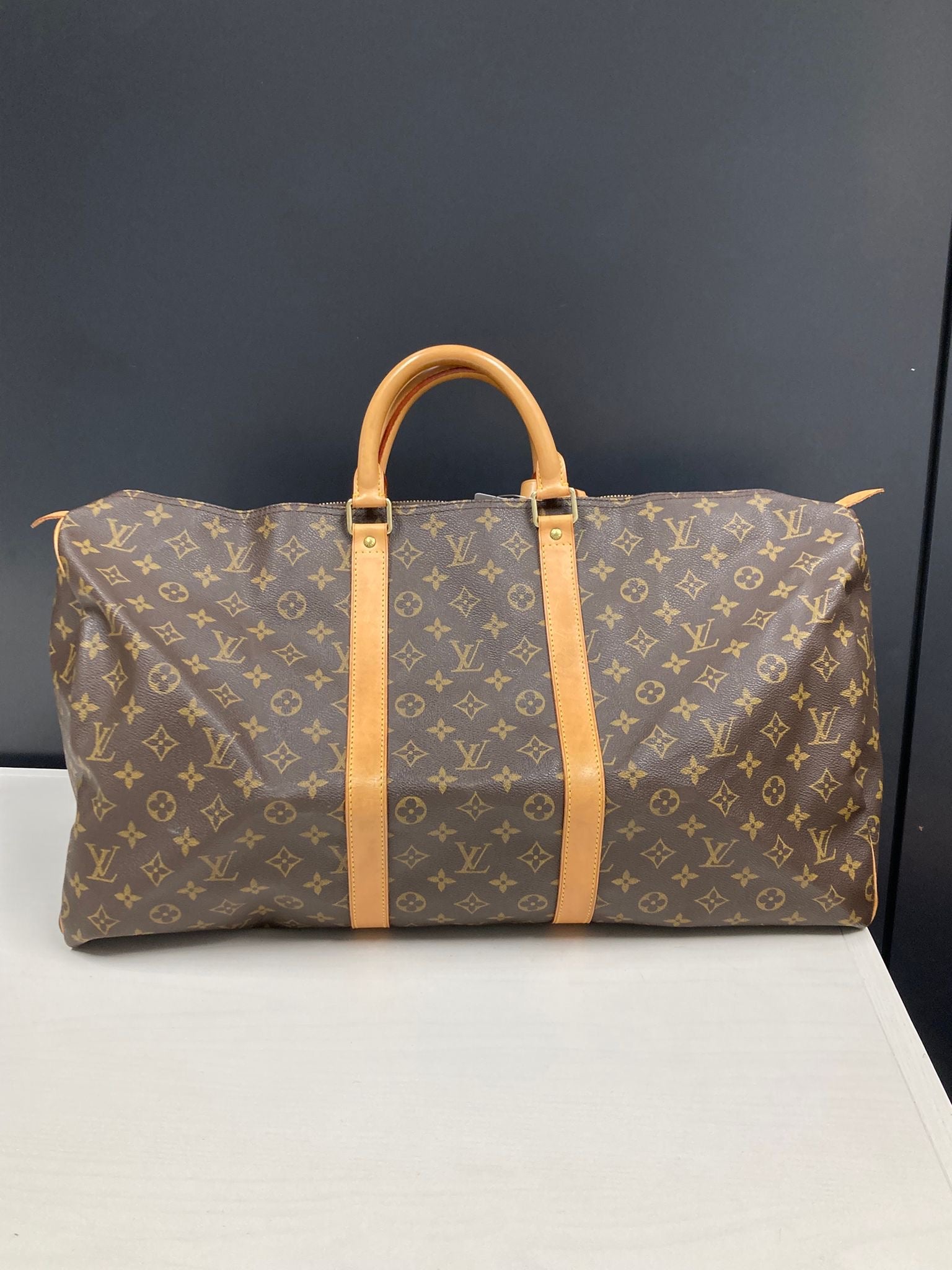 Louis Vuitton keepall 55 monogram canvas