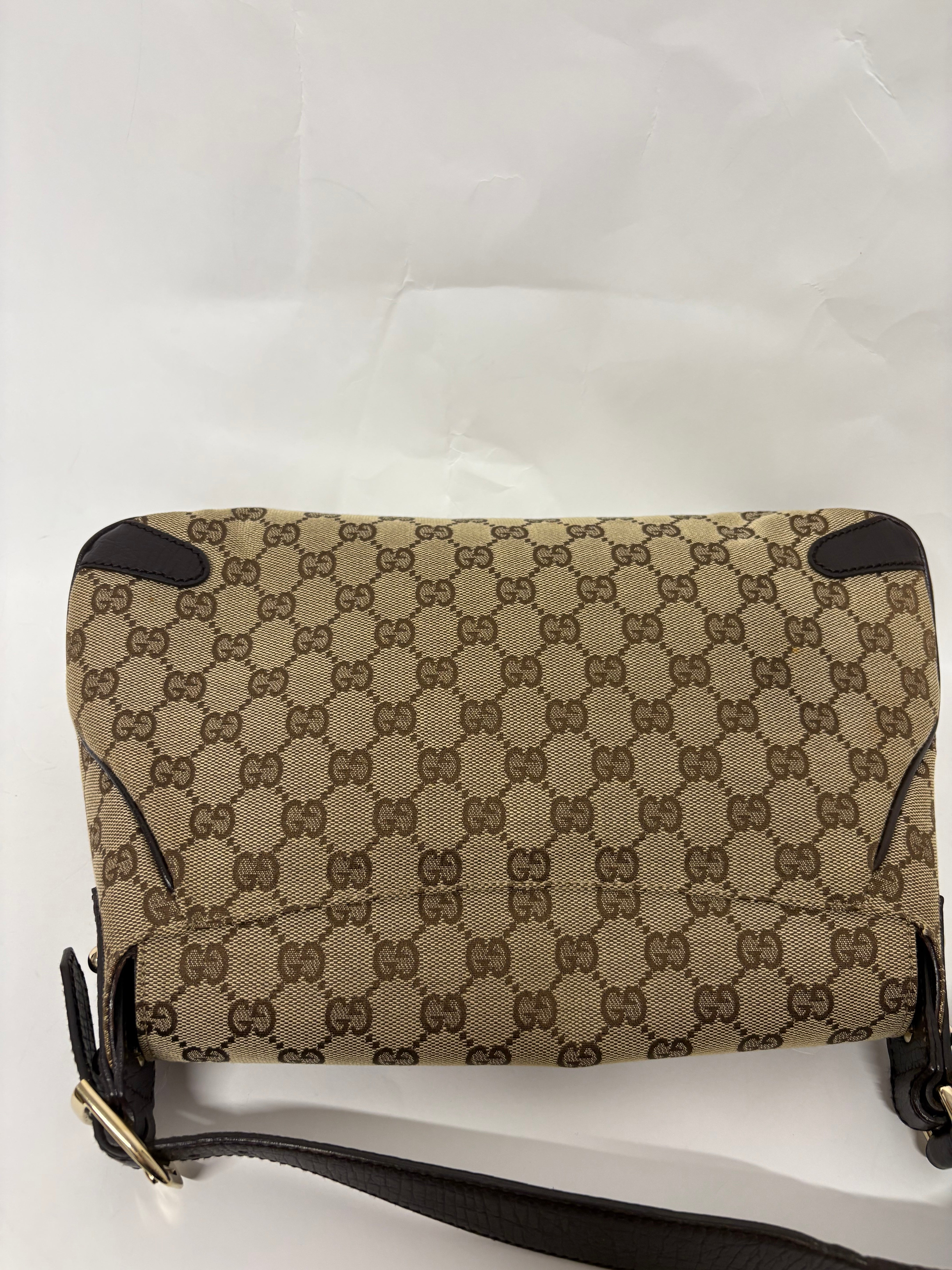 Gucci Horsebit Hobo GG Canvas Beige/Marrón – Iconic Chain & Bit