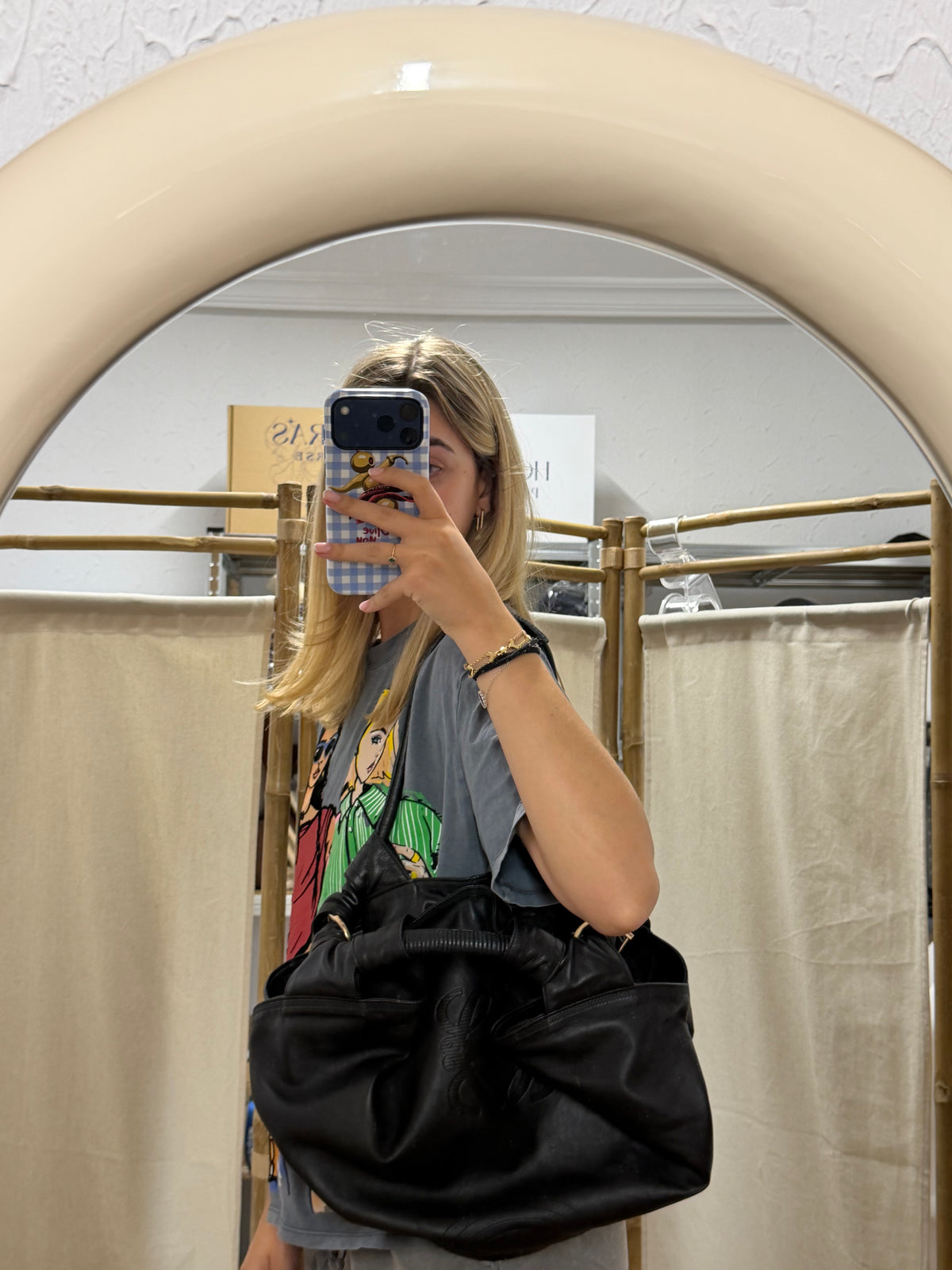 Loewe Nappa Aire Mediano Negro