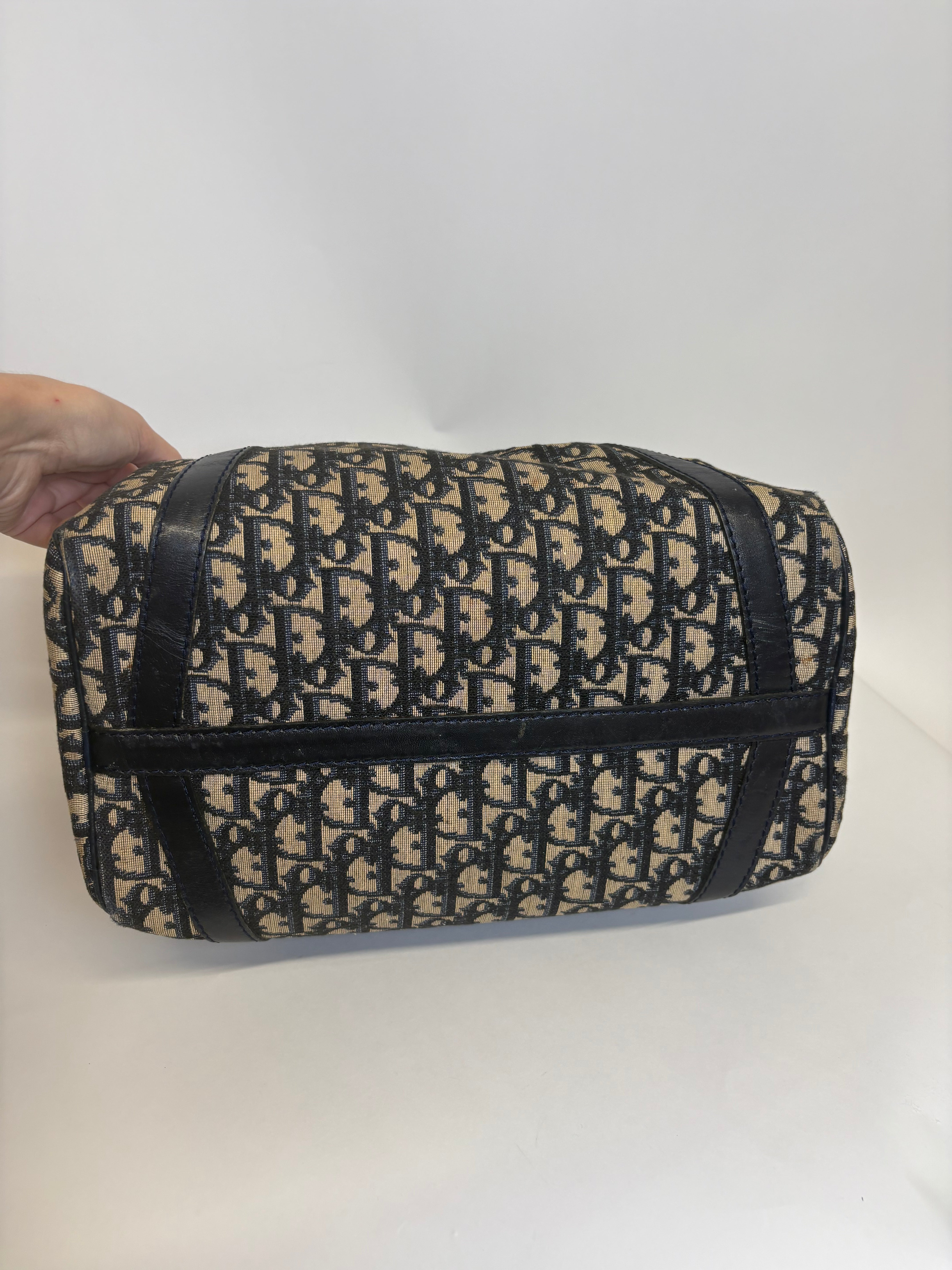 Christian Dior Bowling Trotter 30 Oblique Azul