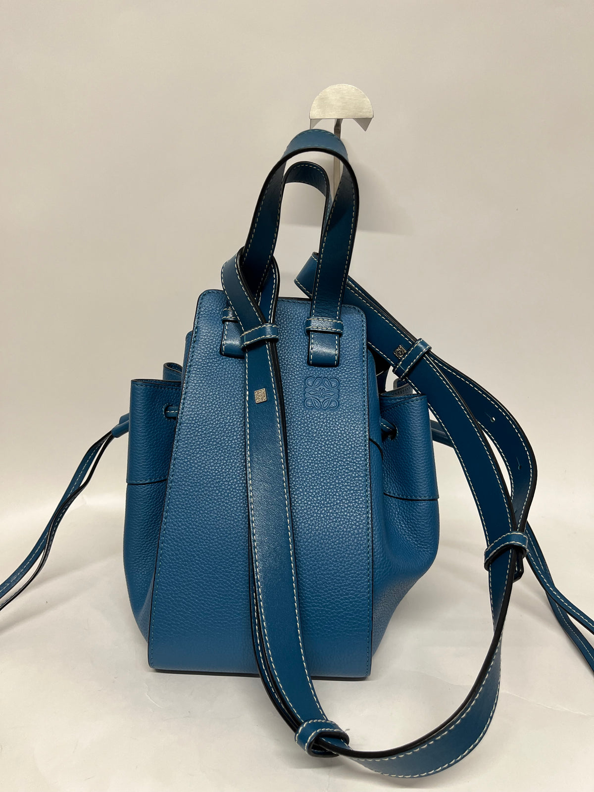 Loewe Hammock Small Piel Azul Lago
