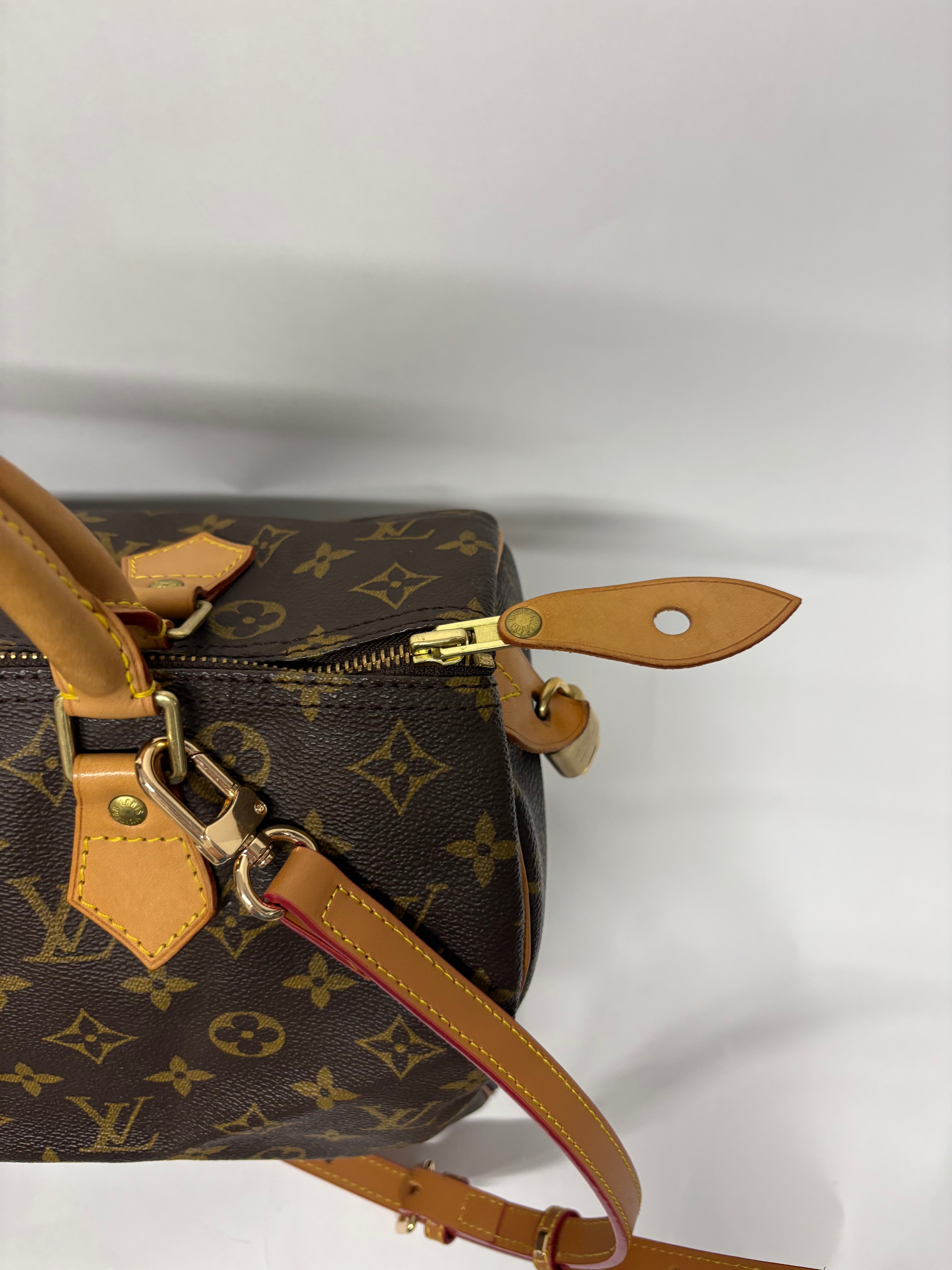 Louis Vuitton Speedy 30 Monogram con bandolera extra SP0938