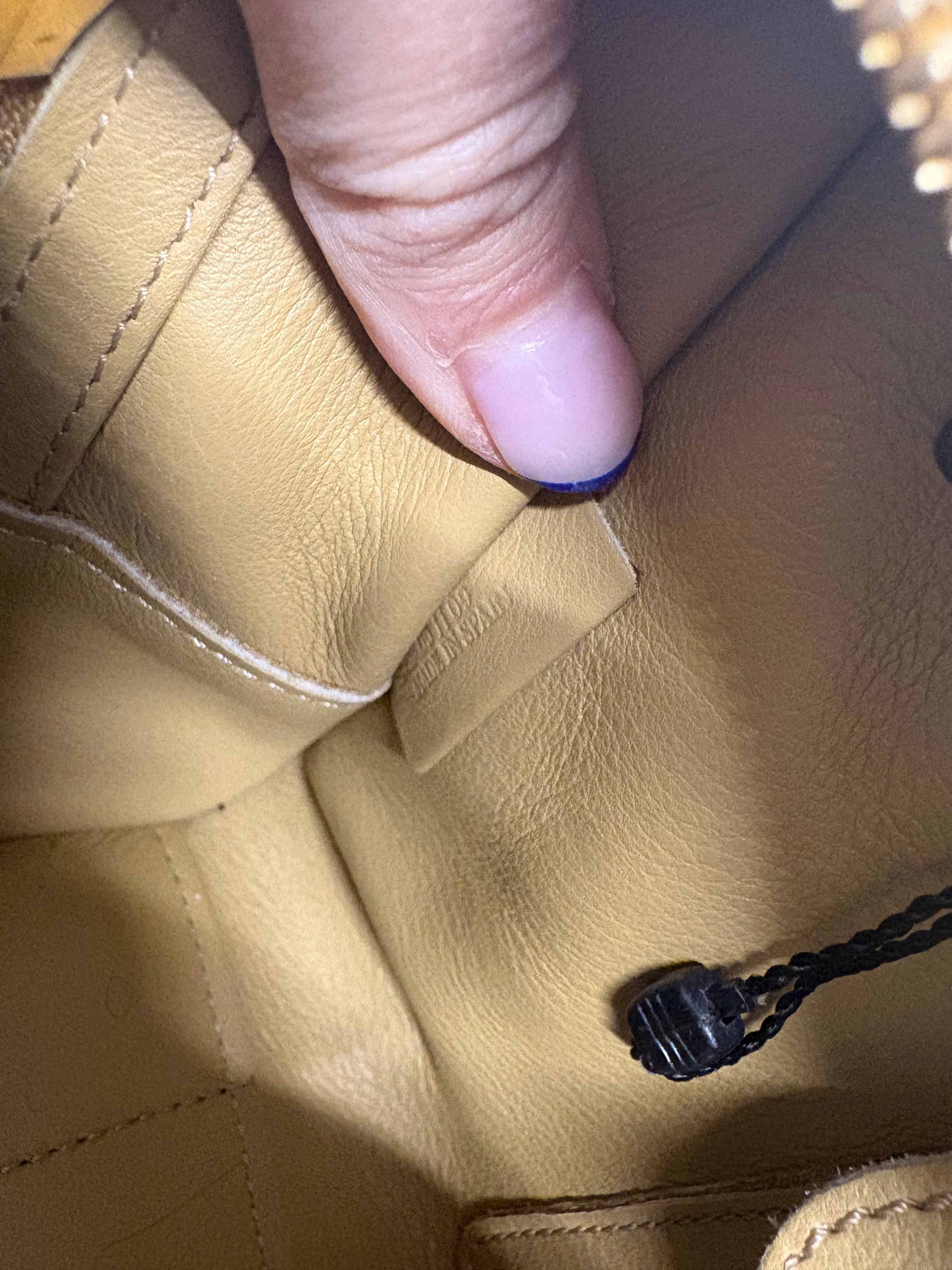 Loewe Amazona 30 ante oro marrón