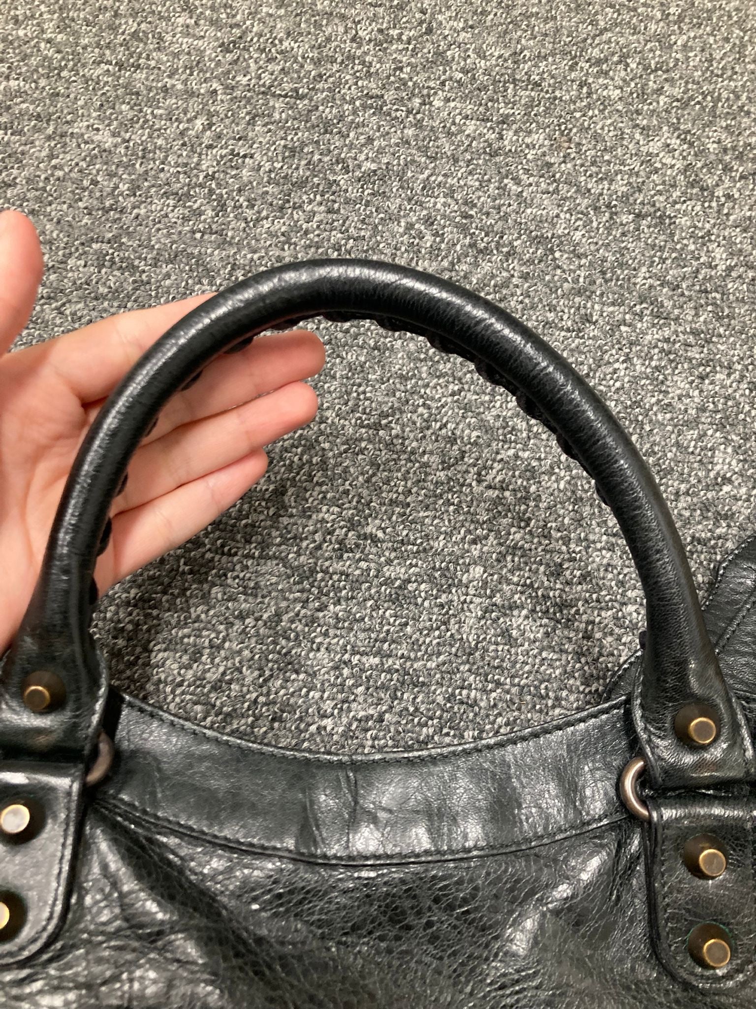 Balenciaga City Classic bandolera – Piel verde oscuro