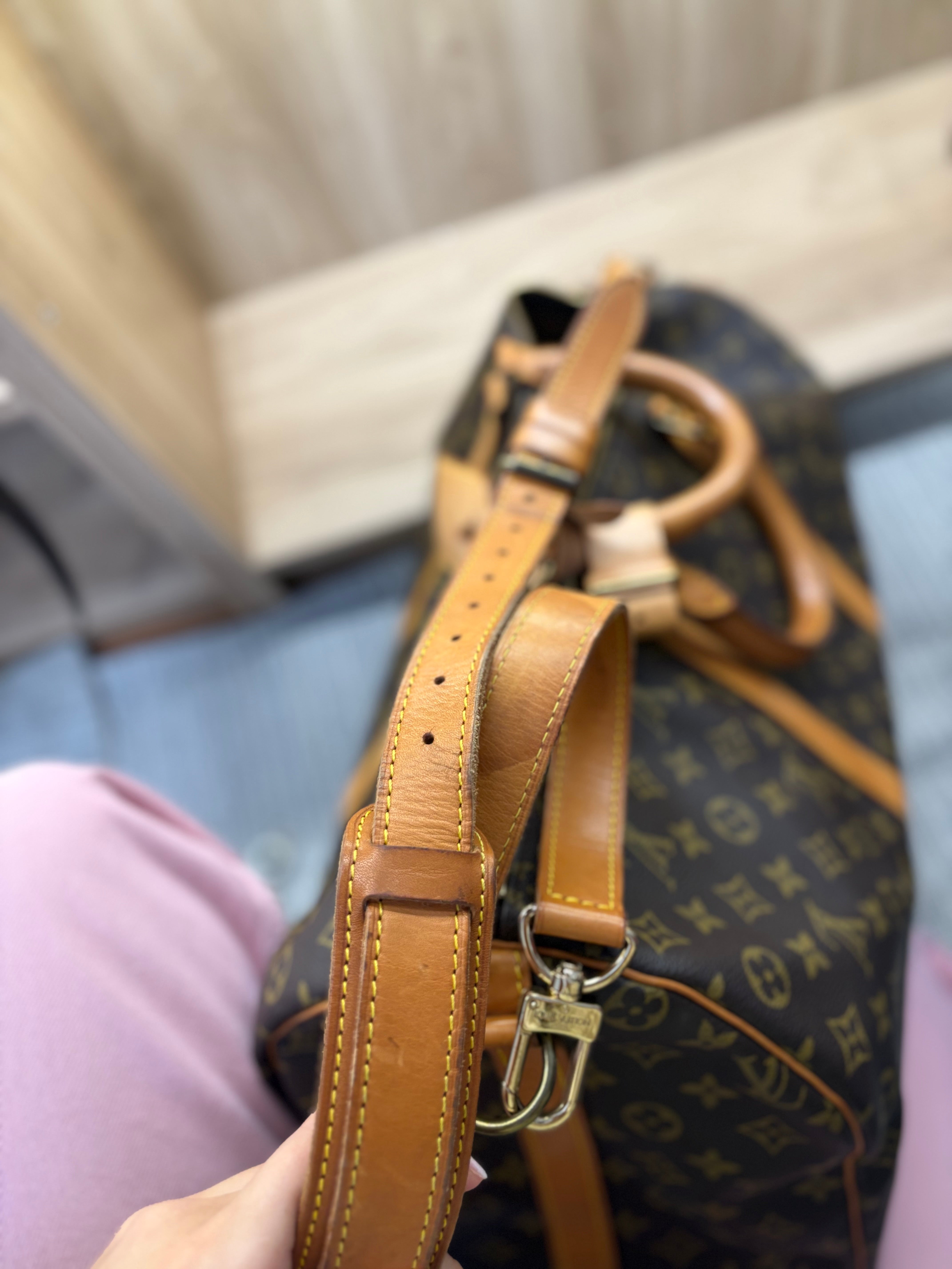 Louis Vuitton Keepall 50 bandolera canvas monogram