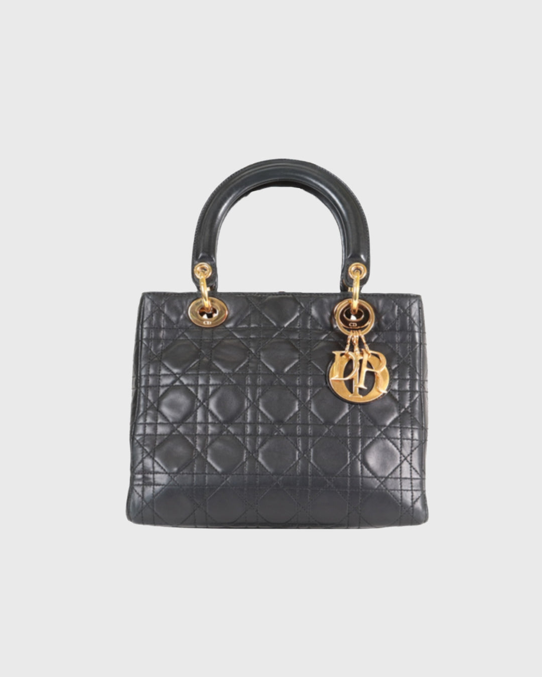 Bolso Lady Dior Mediano Negro Vintage