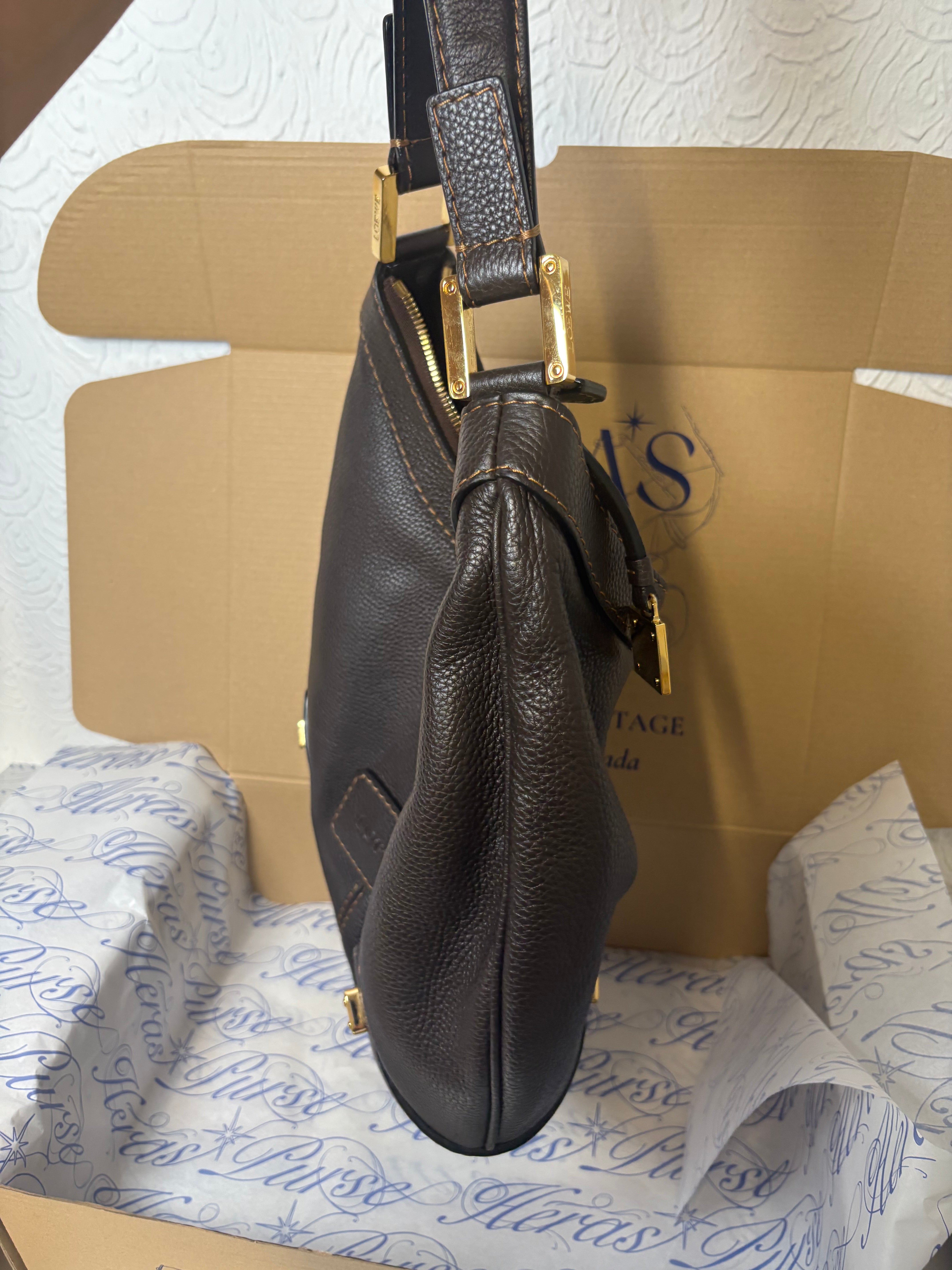 Loewe Hobo Road Safari Marrón Chocolate Large