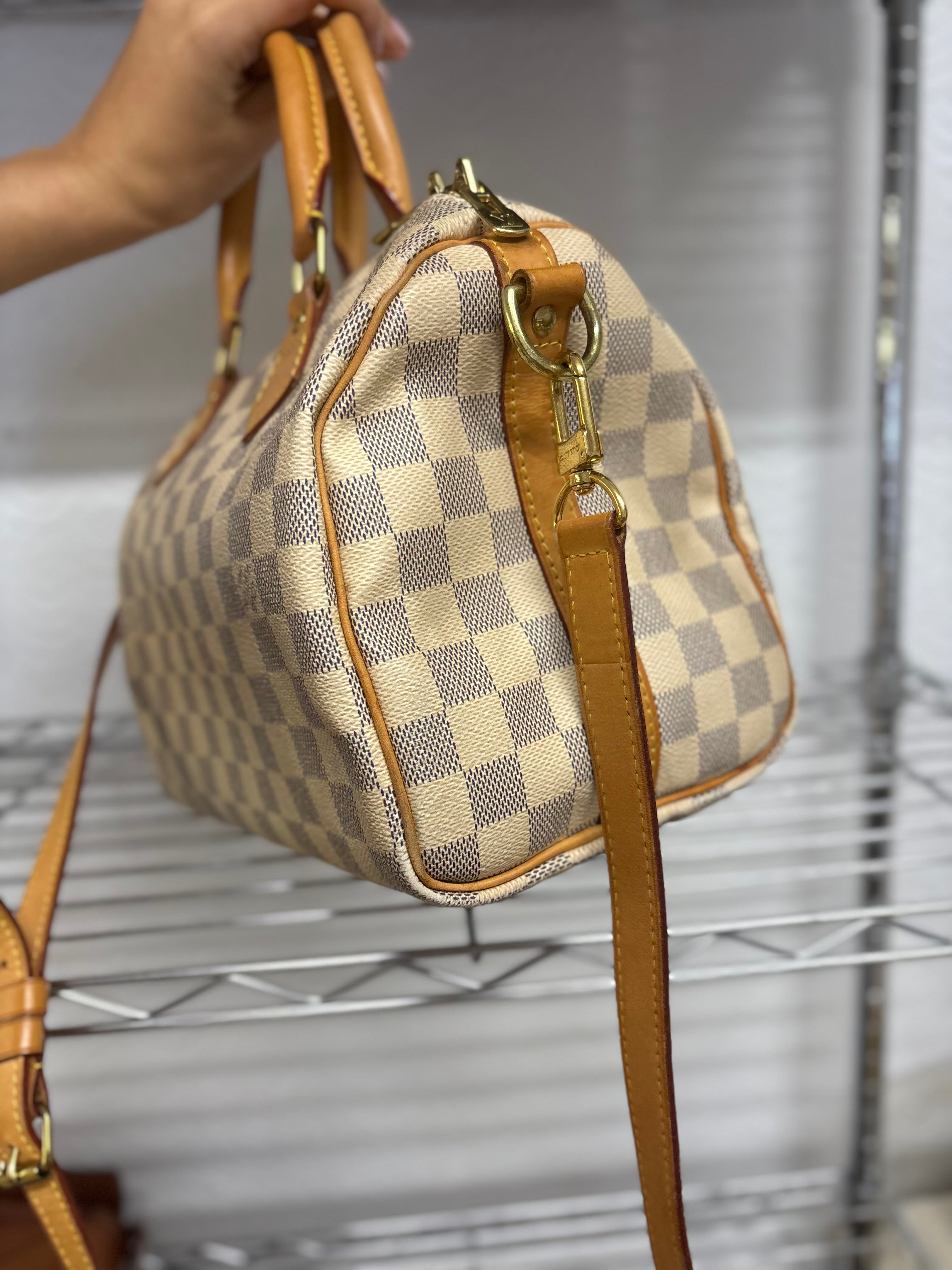 Louis Vuitton Speedy Bandoulière 25 Damier Azur