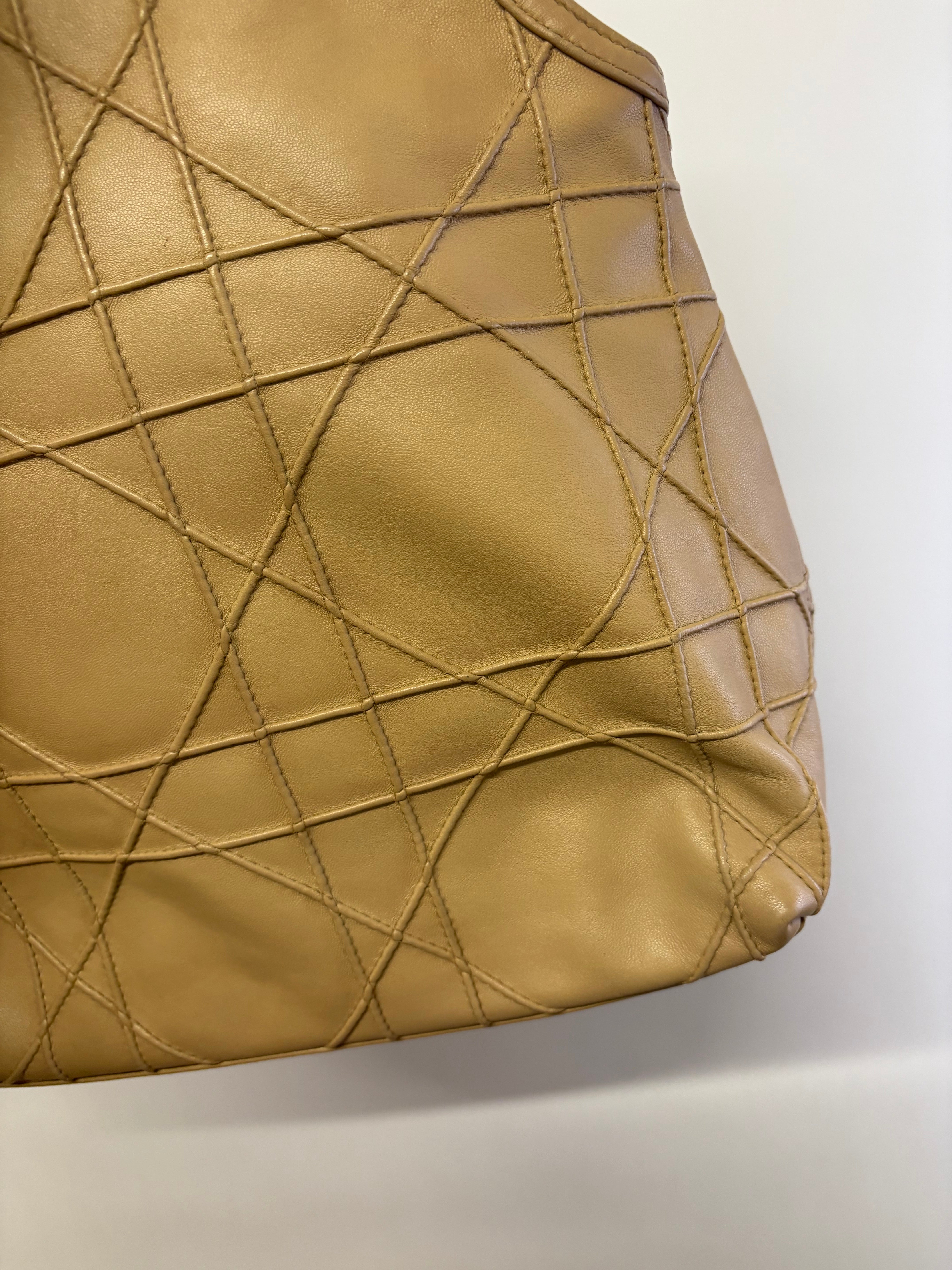 Dior Granville large tote beige camel bandolera