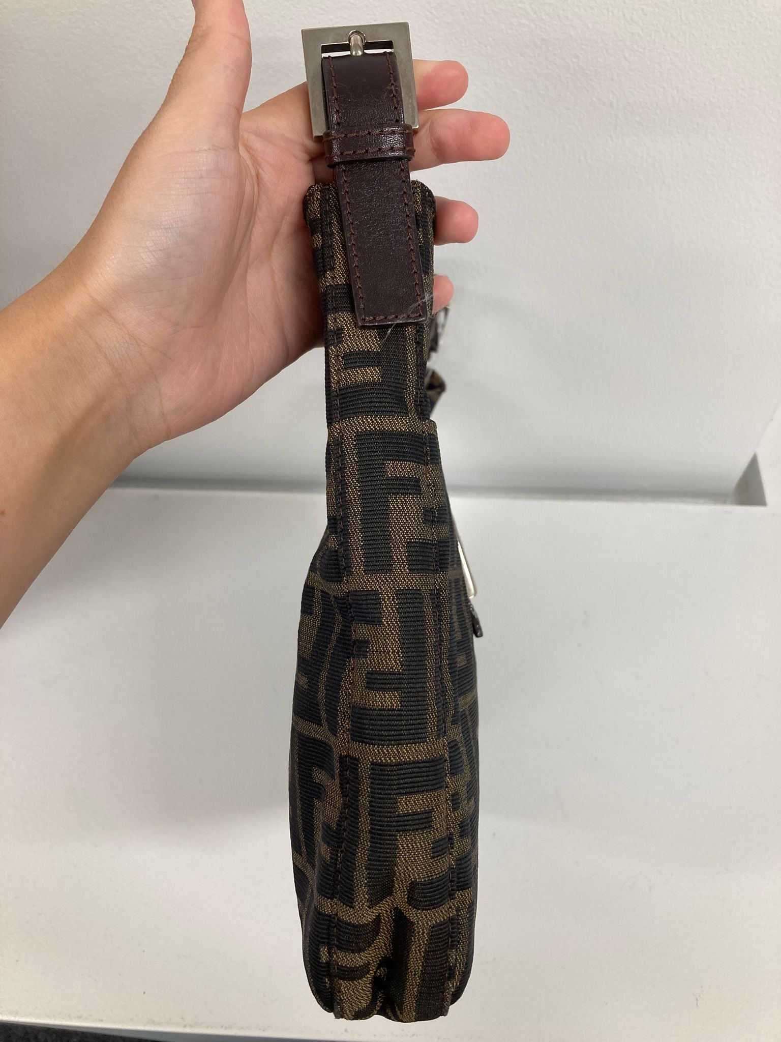 Fendi zucca baguette clásica