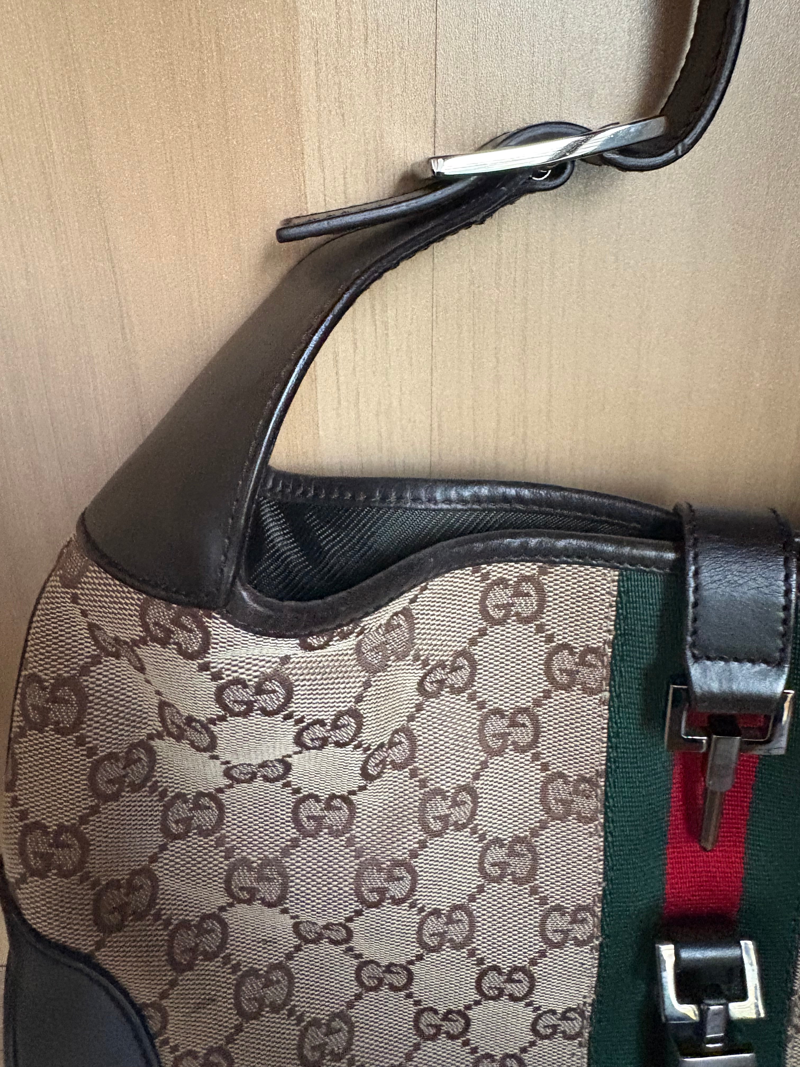 Gucci Jackie GG Canvas Shoulder Bag – Clásico Vintage