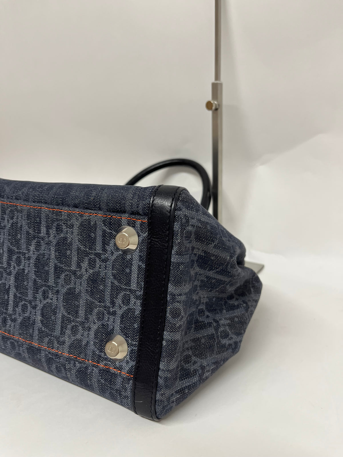Christian Dior Flight Denim Diorissimo Gris Oscuro y Naranja