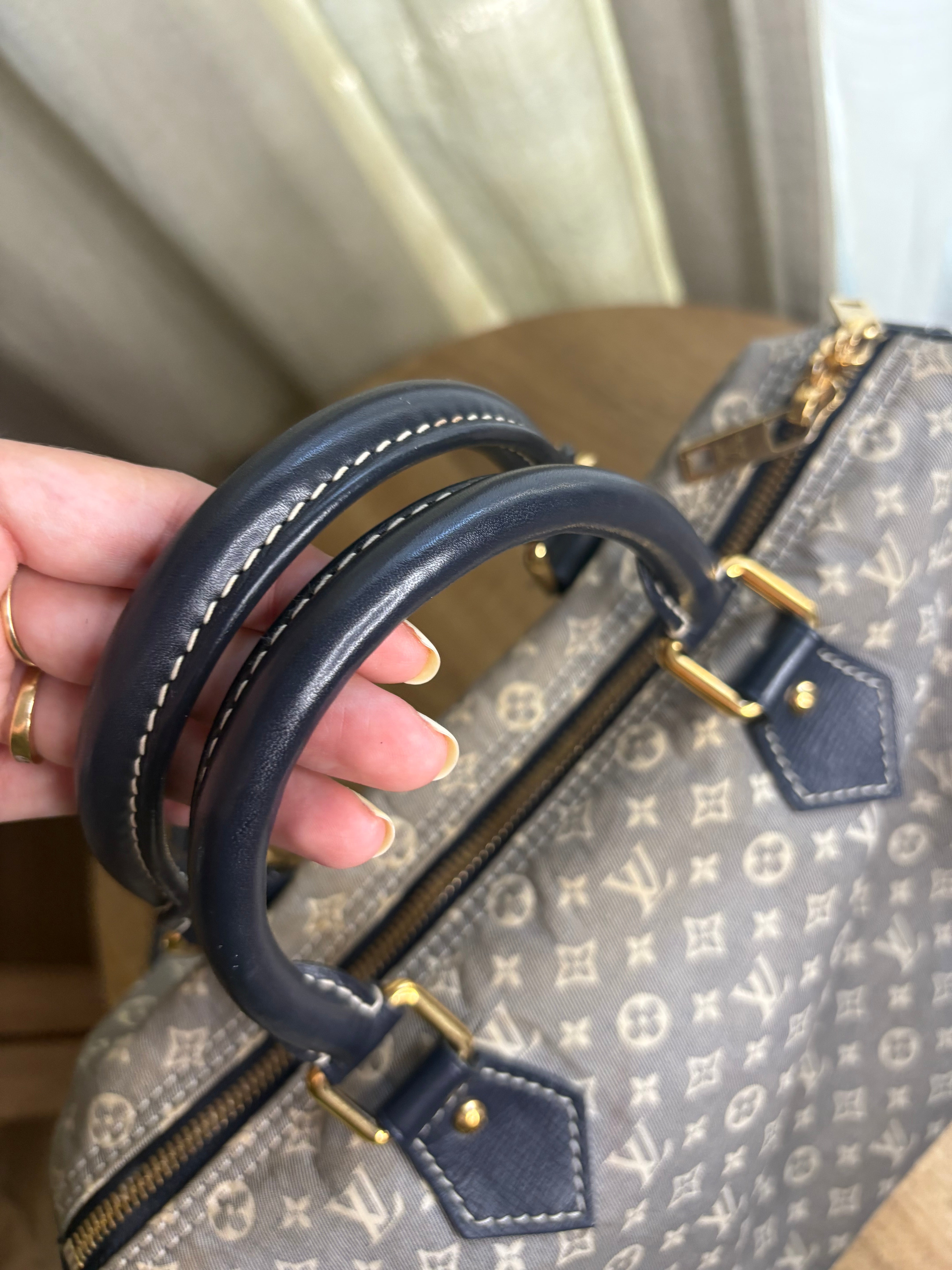 Louis Vuitton Speedy 30 Idylle Monogram Azul Marino – Bandolera 2WAY