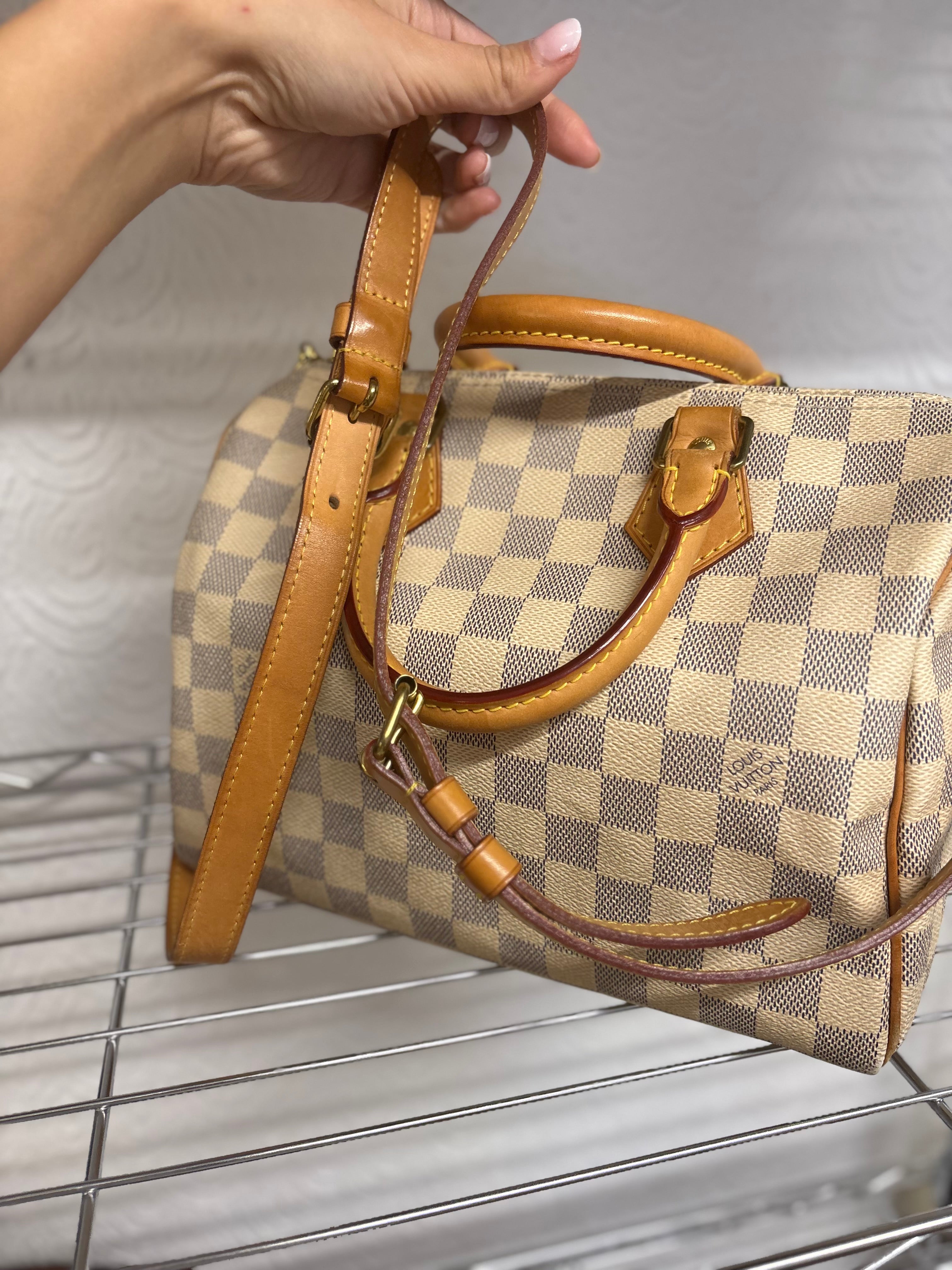 Louis Vuitton Speedy Bandoulière 25 Damier Azur