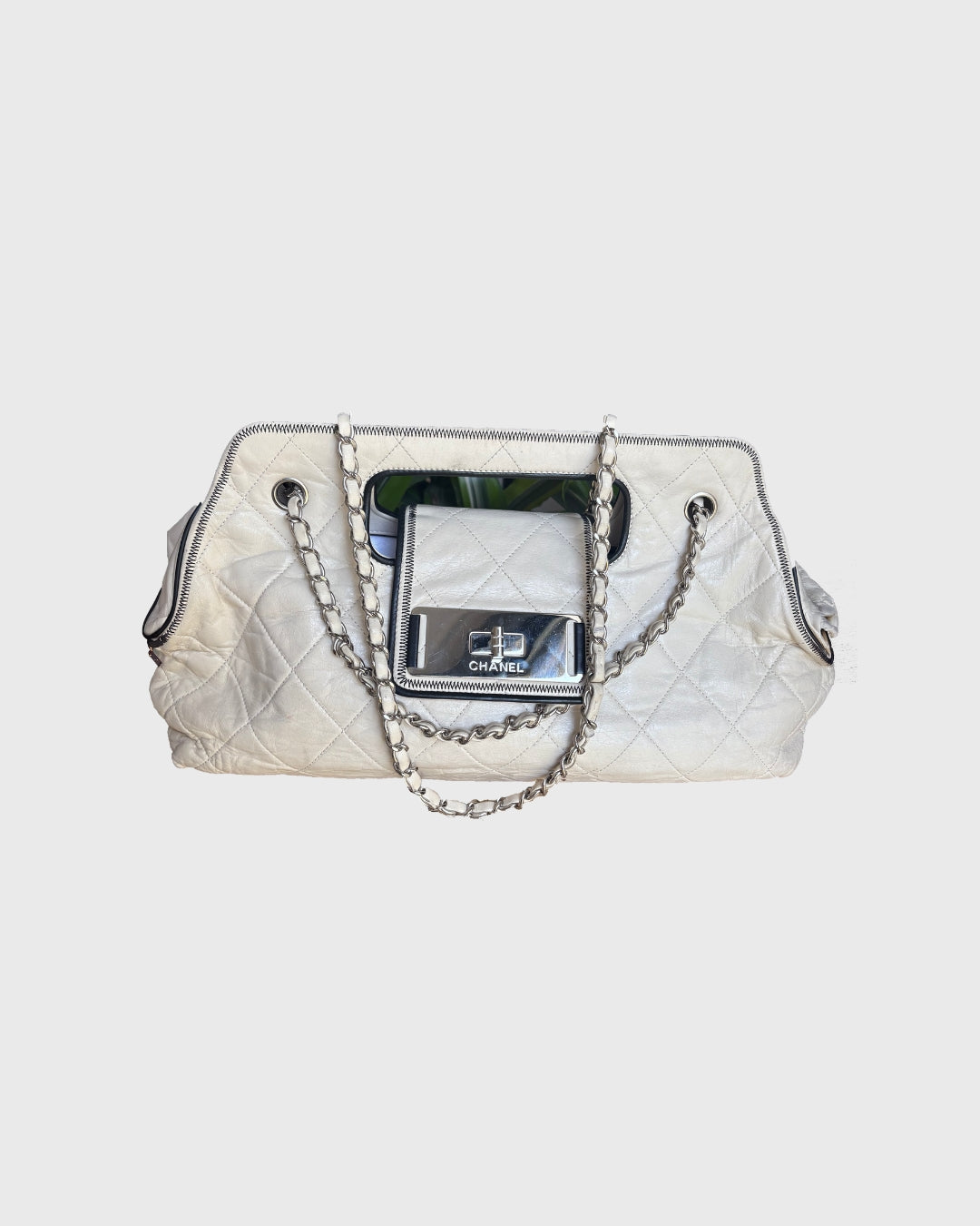 Chanel Reissue Accordion Flap Blanco
