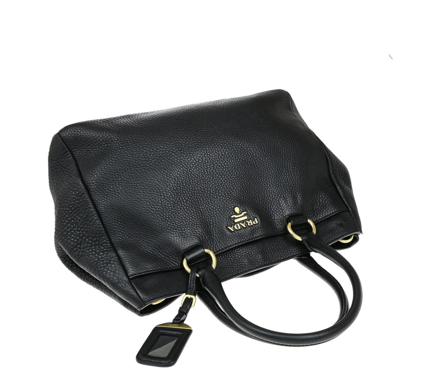 Prada Vitello tote negra