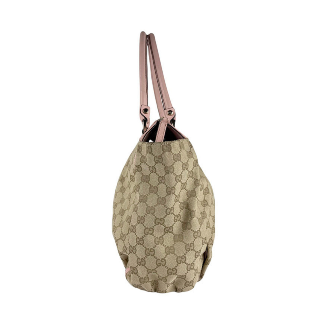 Gucci Abbey Hobo Beige con Asas en Rosa