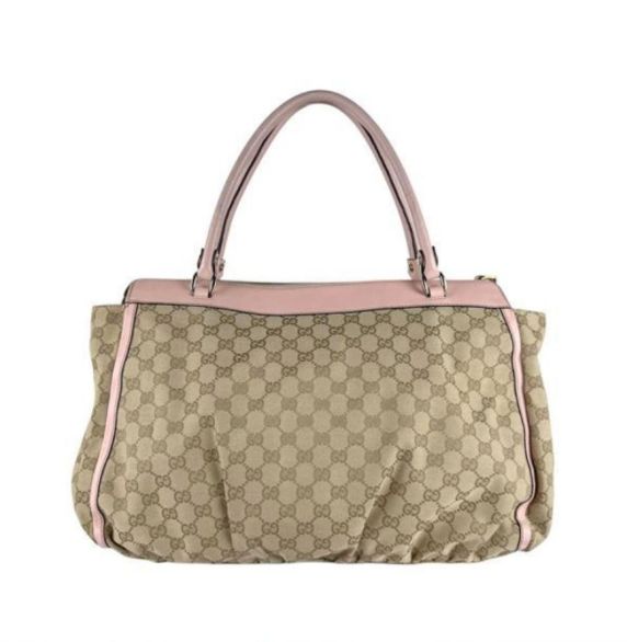 Gucci Abbey Hobo Beige con Asas en Rosa