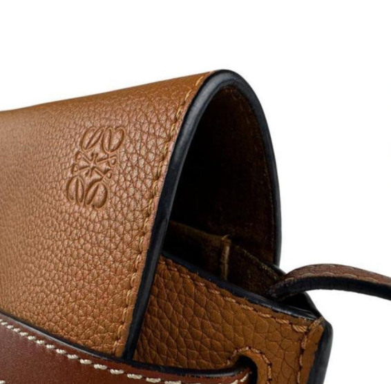 Loewe Gate Small en piel marrón