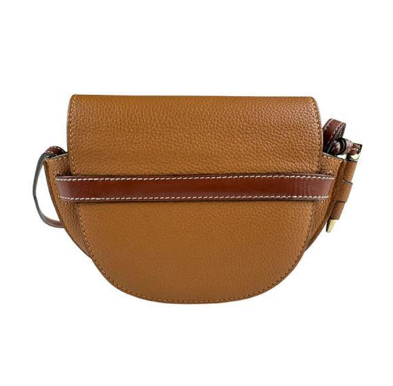 Loewe Gate Small en piel marrón