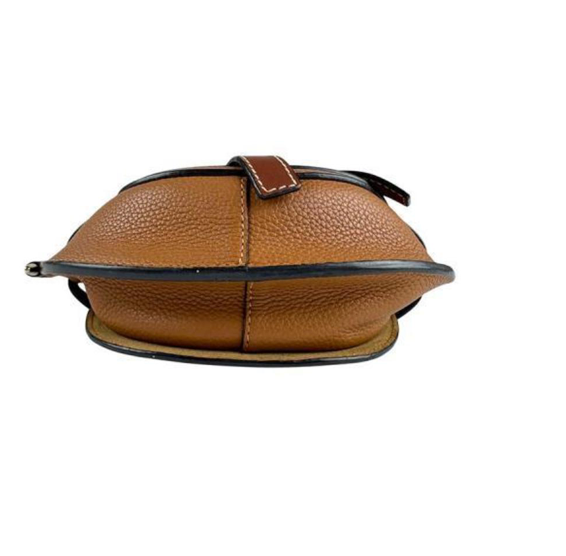 Loewe Gate Small en piel marrón