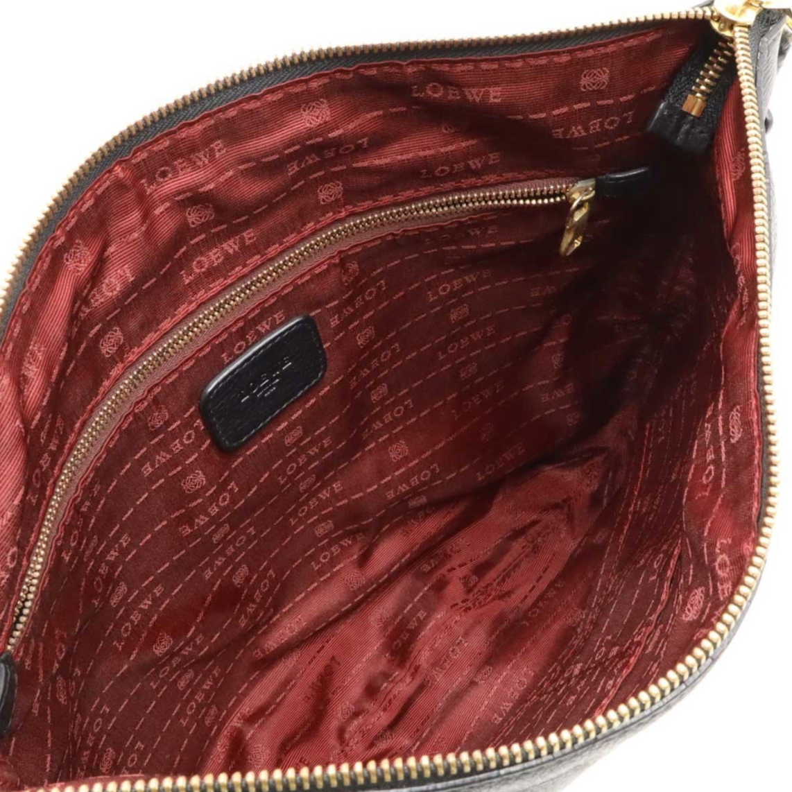 Loewe Heritage bandolera piel negra
