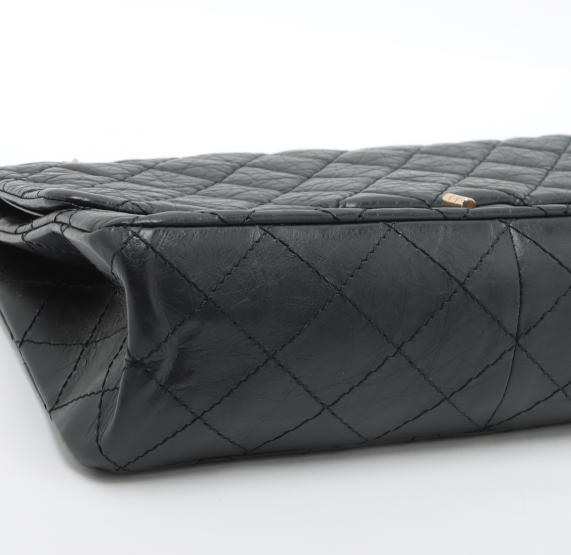 Chanel 2.55 Negro y dorado