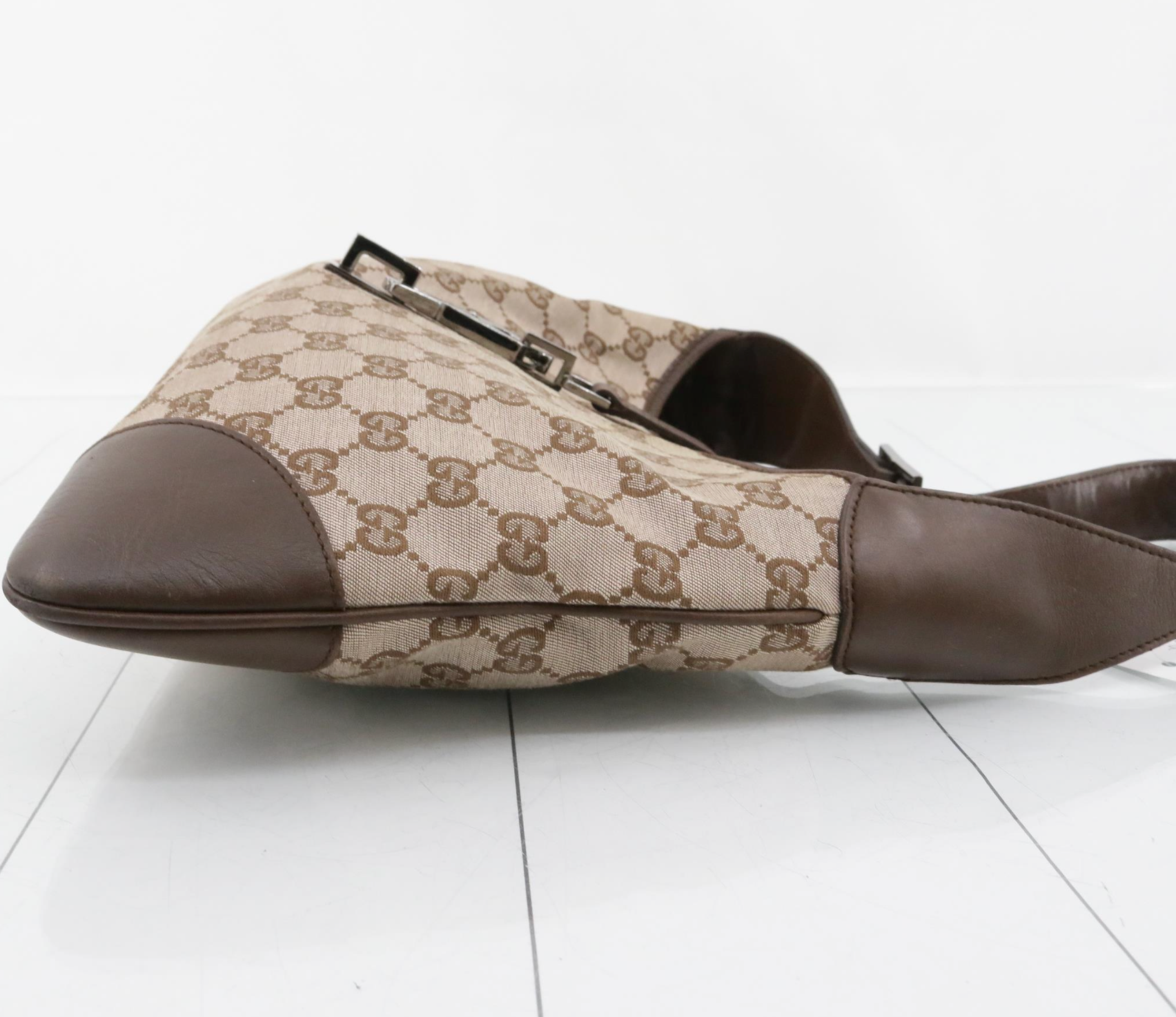 Gucci Jackie Vintage canvas marrón