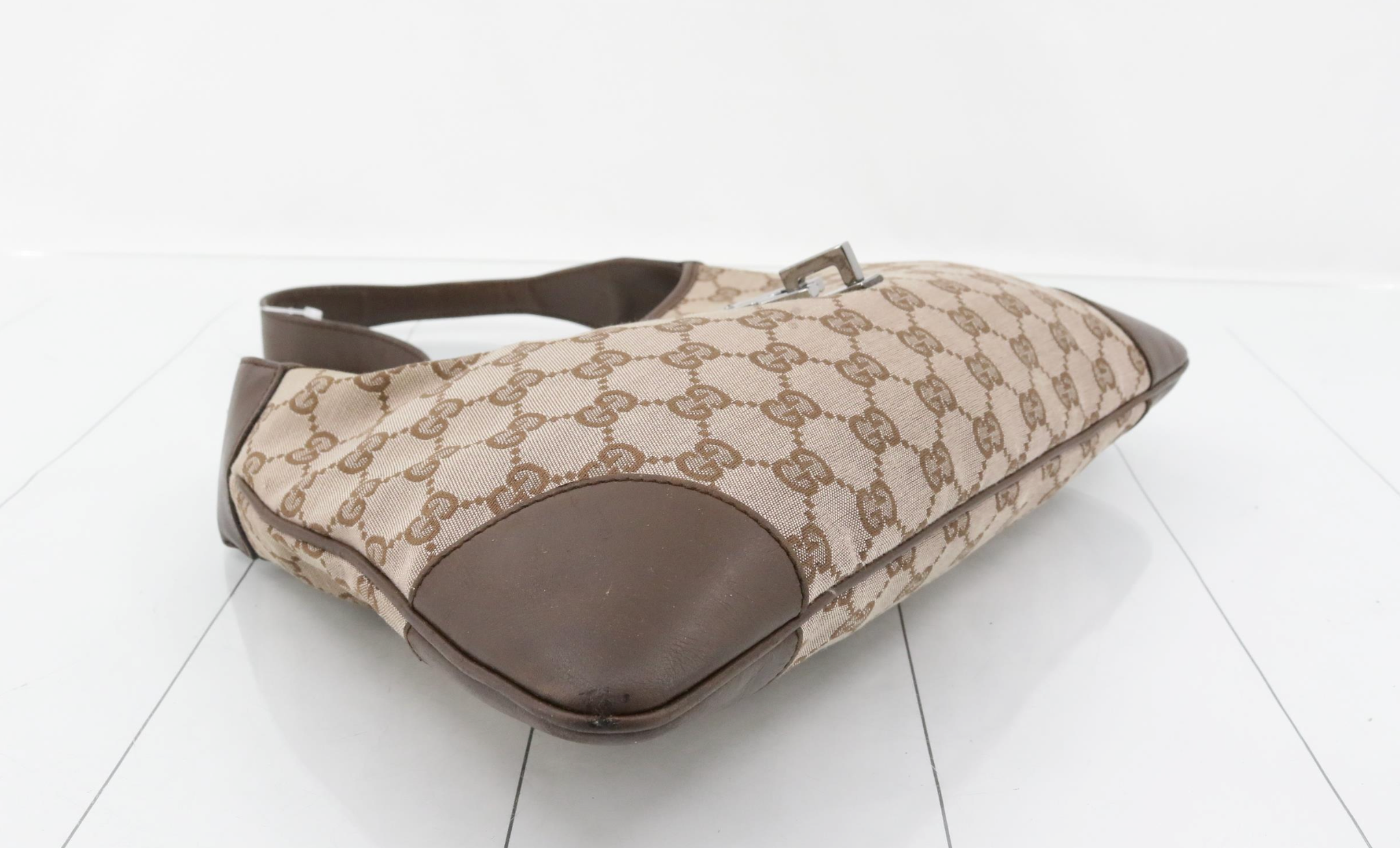 Gucci Jackie Vintage canvas marrón