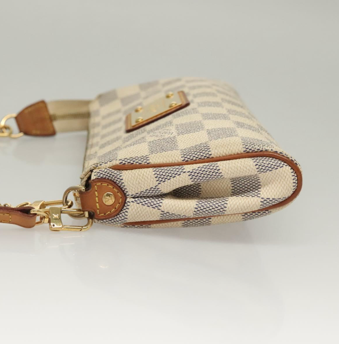 Louis Vuitton Eva White Damier Azur con dos correas