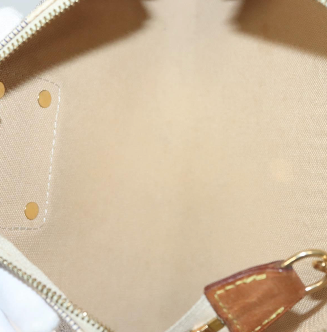Louis Vuitton Eva White Damier Azur con dos correas