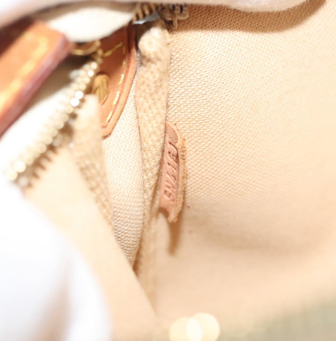 Louis Vuitton Eva White Damier Azur con dos correas