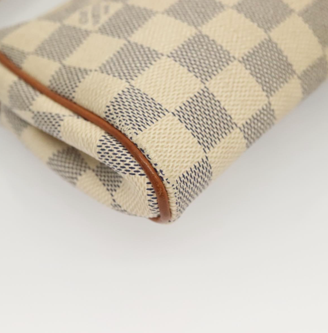 Louis Vuitton Eva White Damier Azur con dos correas