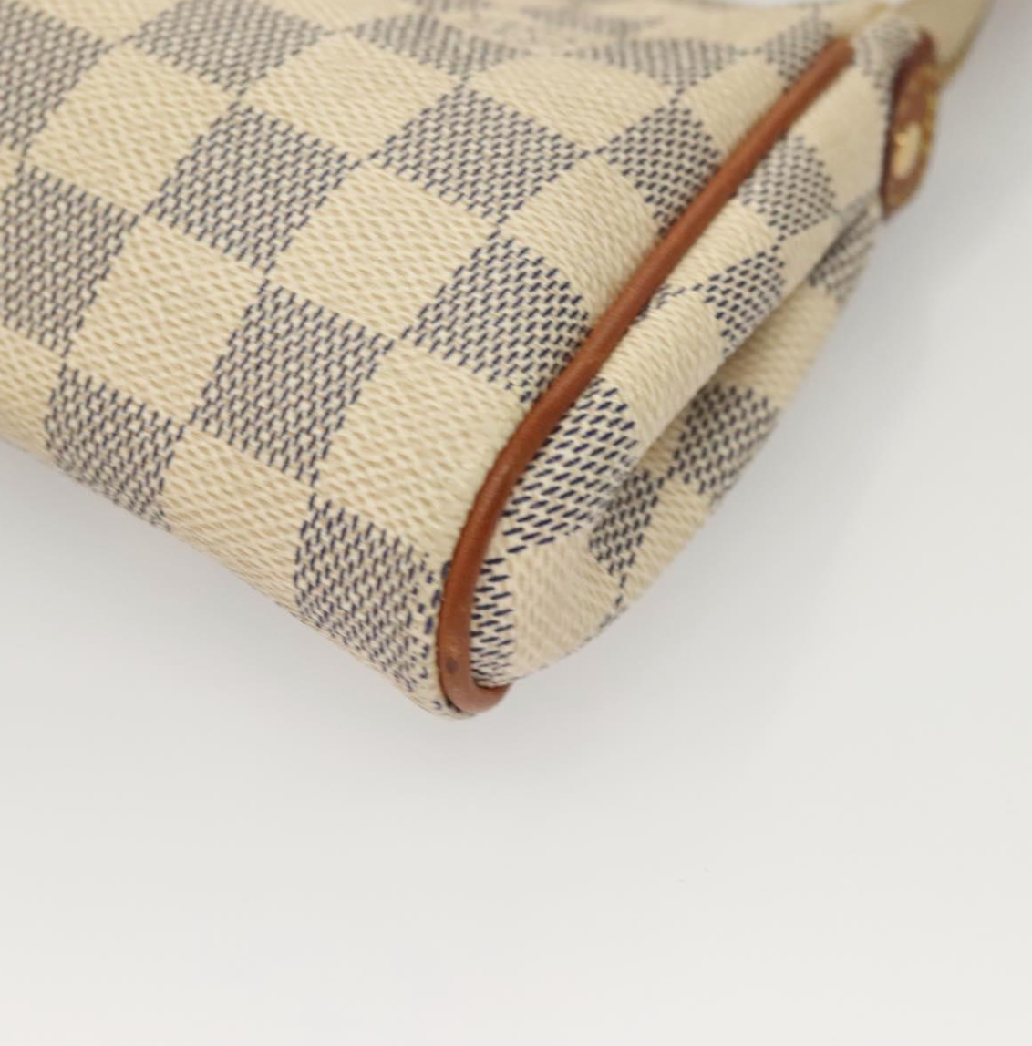 Louis Vuitton Eva White Damier Azur con dos correas