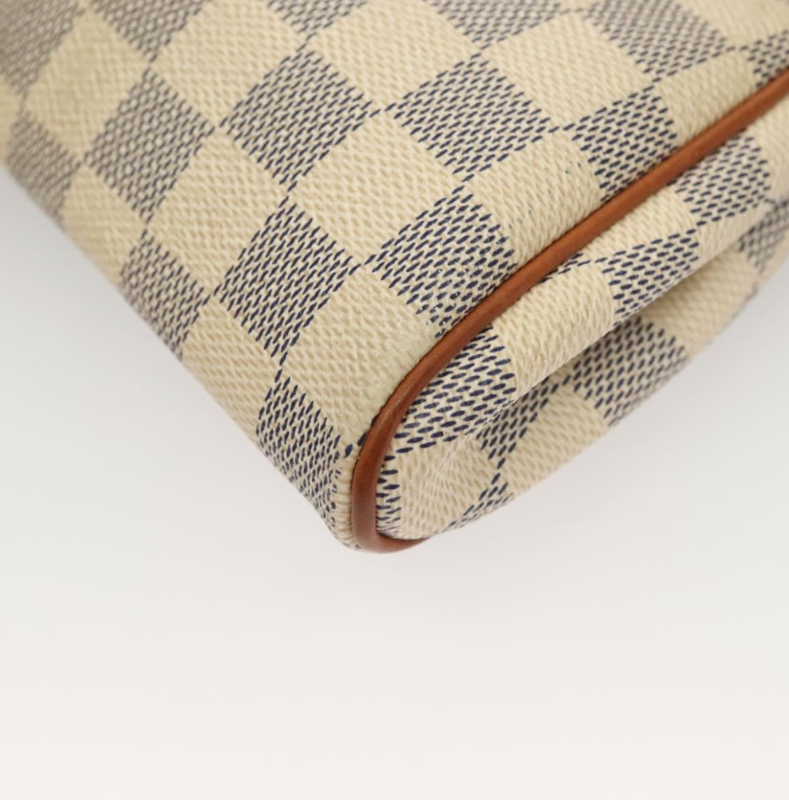 Louis Vuitton Eva White Damier Azur con dos correas