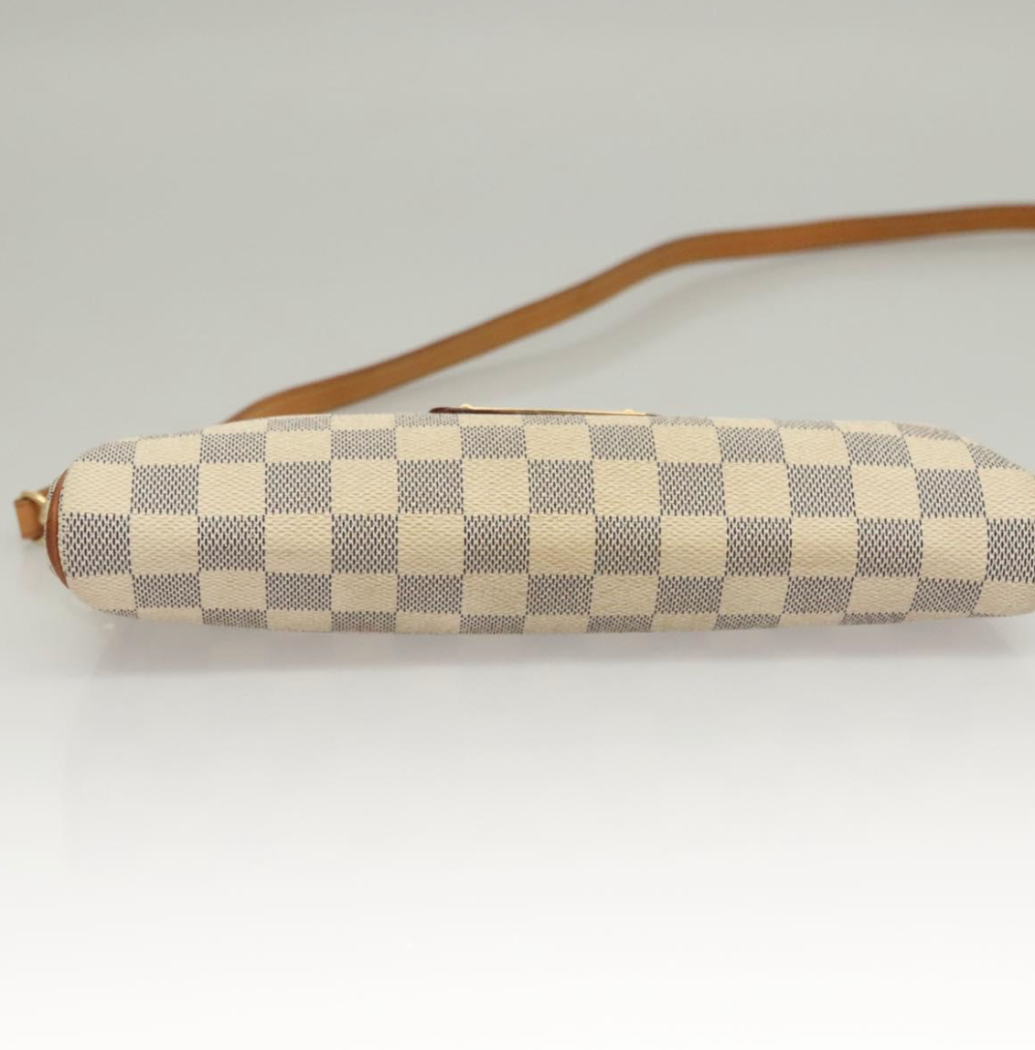 Louis Vuitton Eva White Damier Azur con dos correas