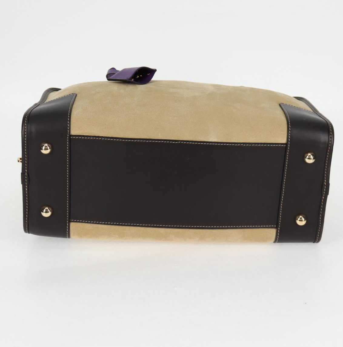 Loewe Amazona edición especial en ante tricolor marrón y morado