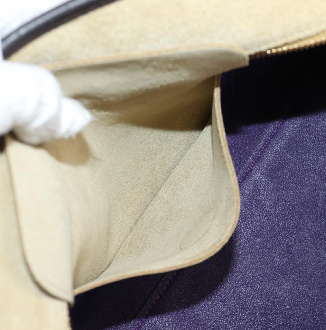 Loewe Amazona edición especial en ante tricolor marrón y morado